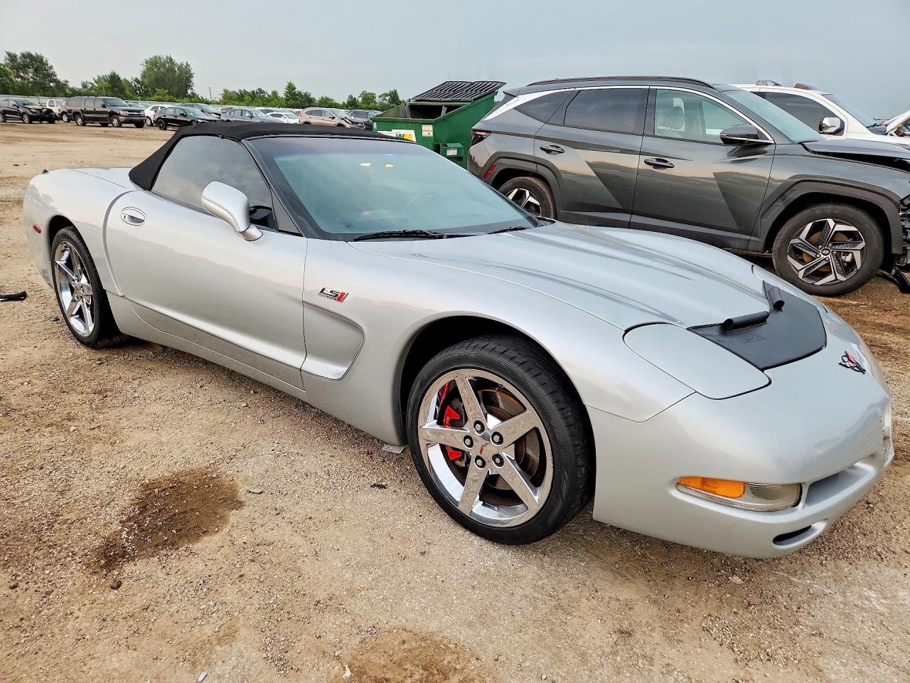 1998 Chevrolet Corvette Silver vin: 1G1YY32G4W5128284