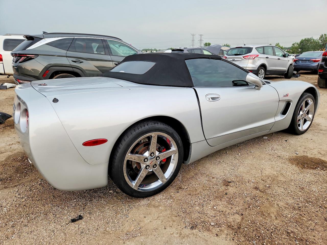 1998 Chevrolet Corvette Silver vin: 1G1YY32G4W5128284