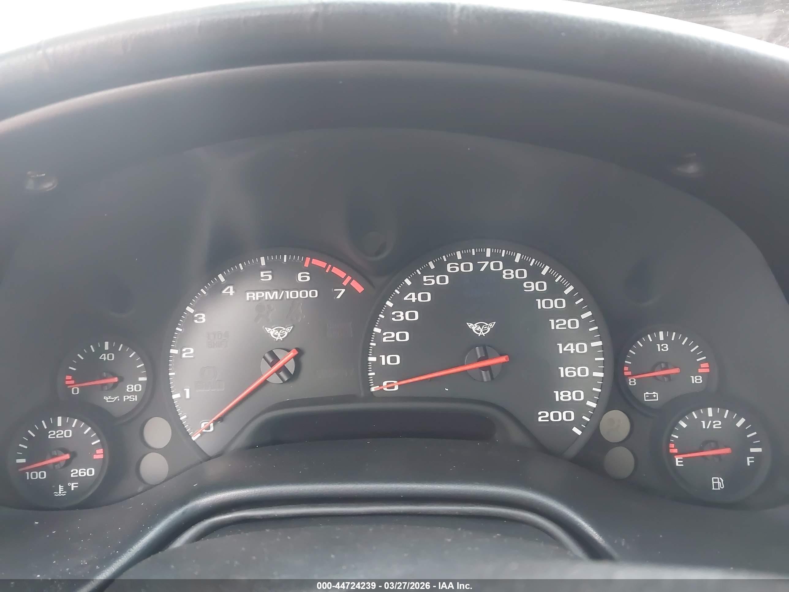 1998 Chevrolet Corvette   Red vin: 1G1YY32G5W5118976