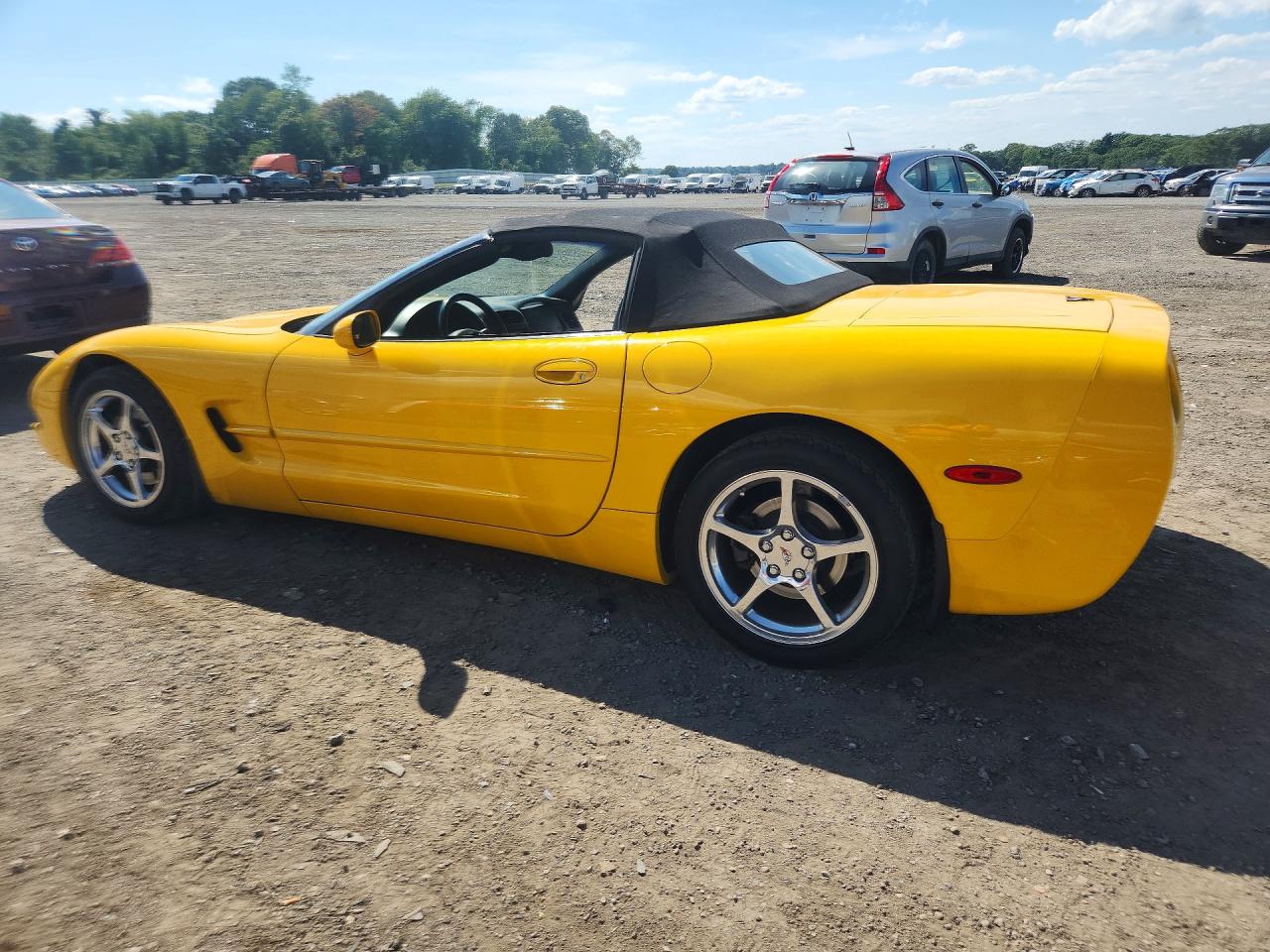 2001 Chevrolet Corvette Yellow vin: 1G1YY32G615106165