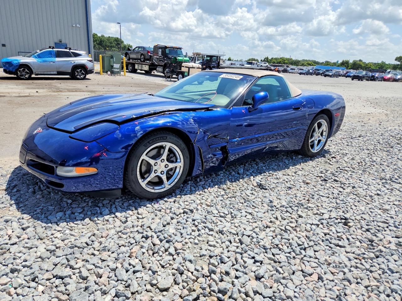 2004 Chevrolet Corvette Blue vin: 1G1YY32G645114576
