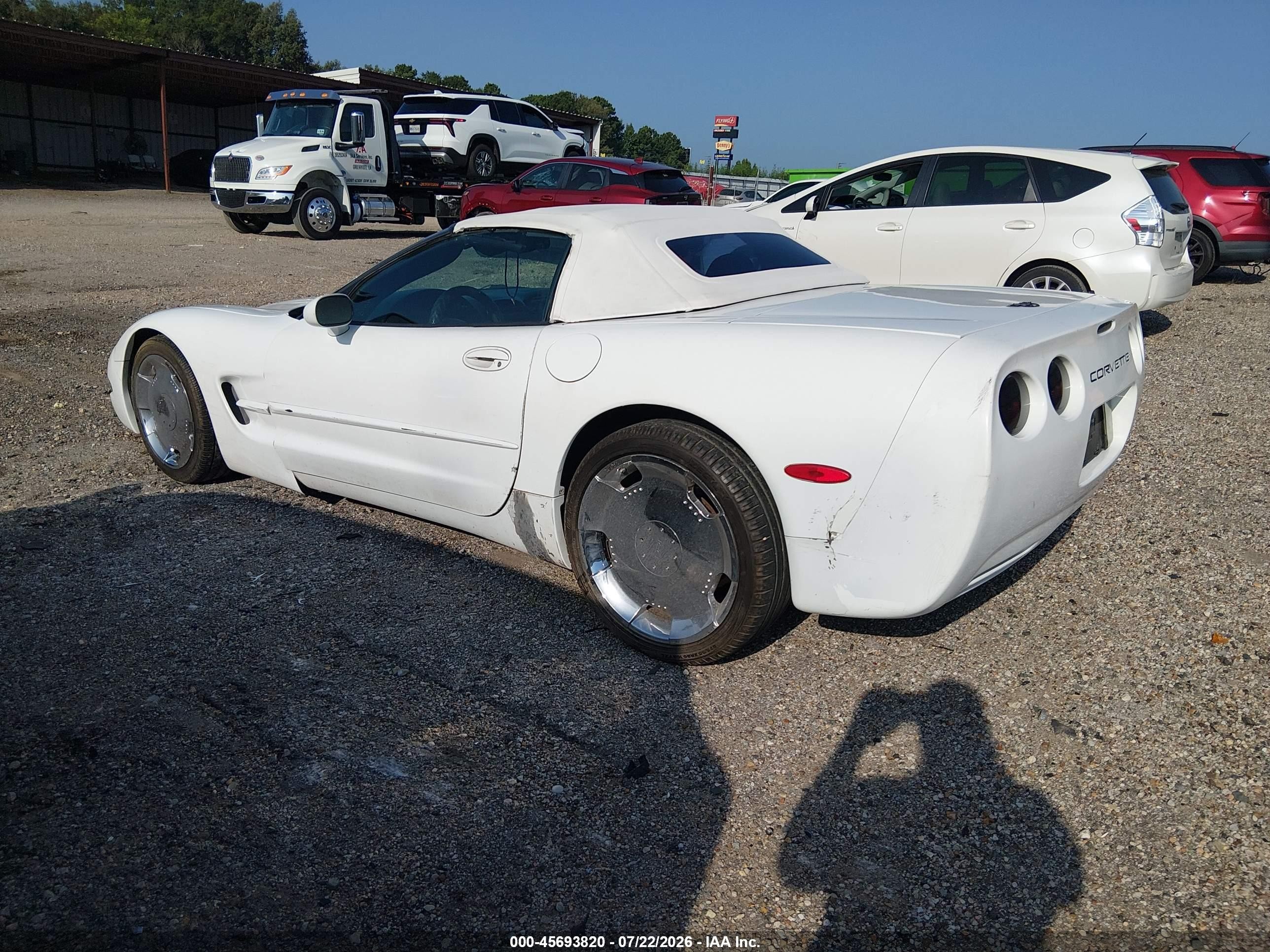 2004 Chevrolet Corvette   White vin: 1G1YY32G645122547