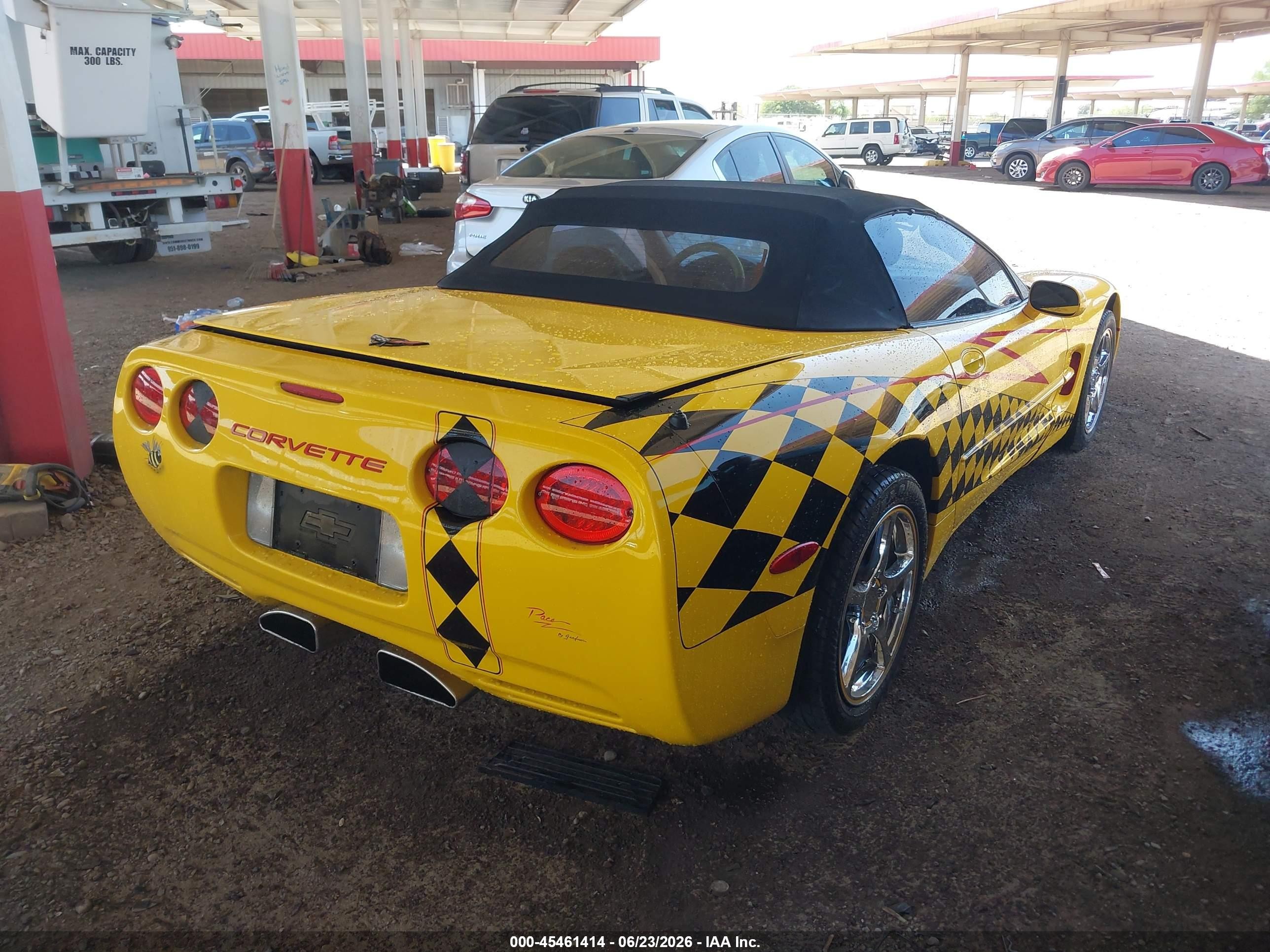 2000 Chevrolet Corvette Yellow vin: 1G1YY32G6Y5119525