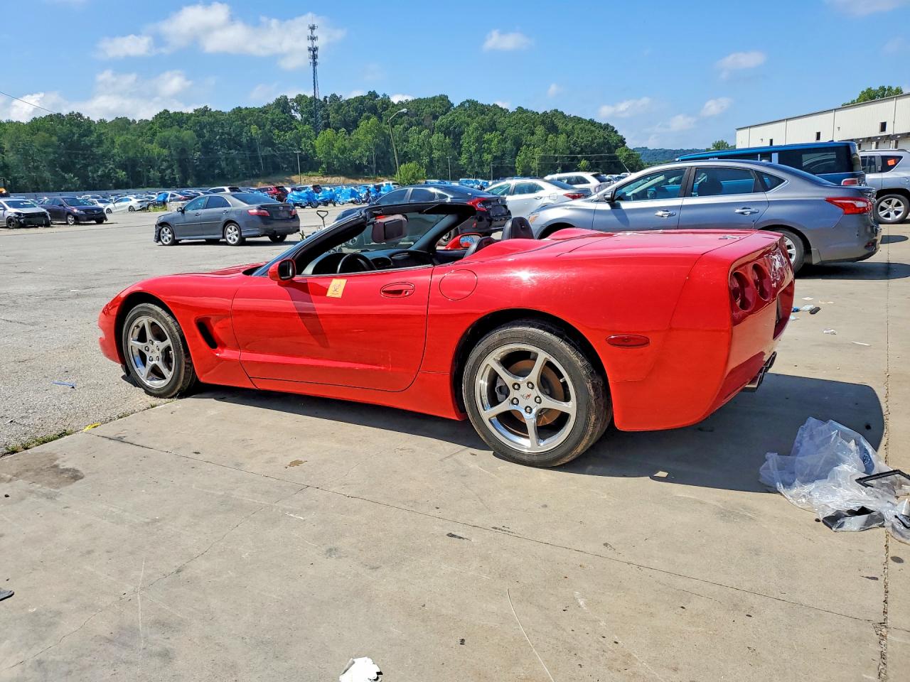2003 Chevrolet Corvette Red vin: 1G1YY32G735119798