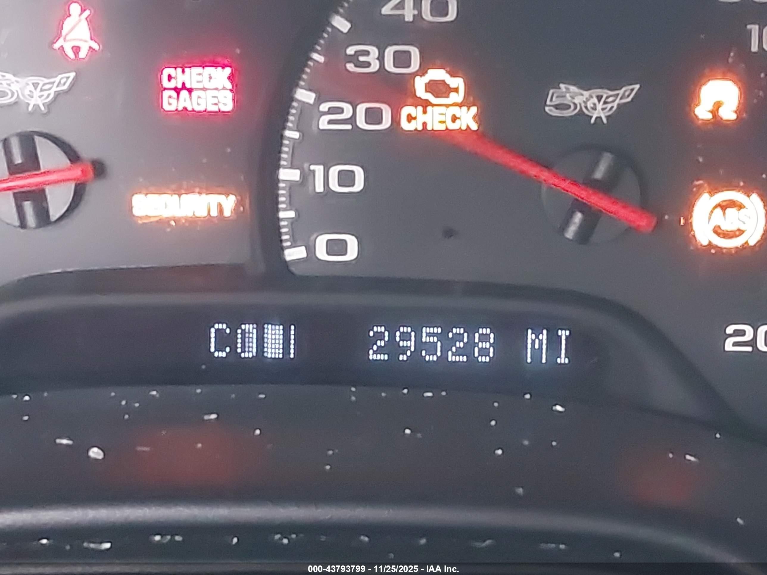 2003 Chevrolet Corvette   Black vin: 1G1YY32G735130395