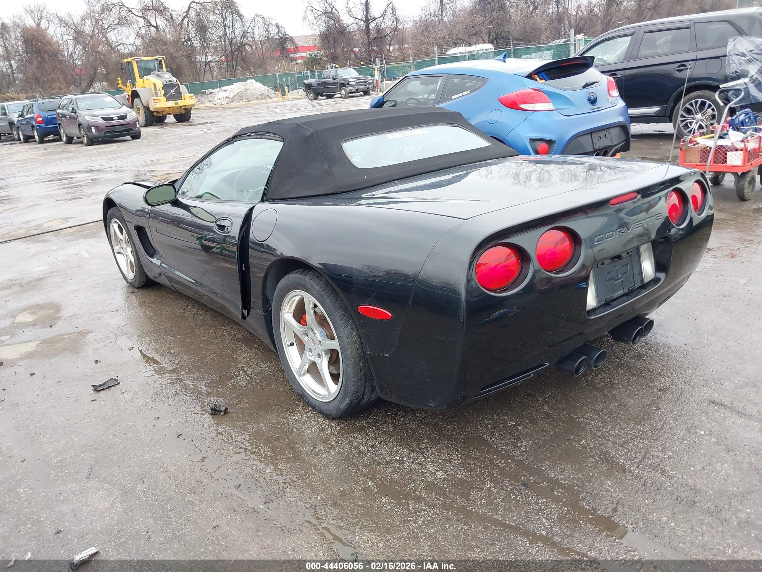2001 Chevrolet Corvette   Black vin: 1G1YY32G815117698