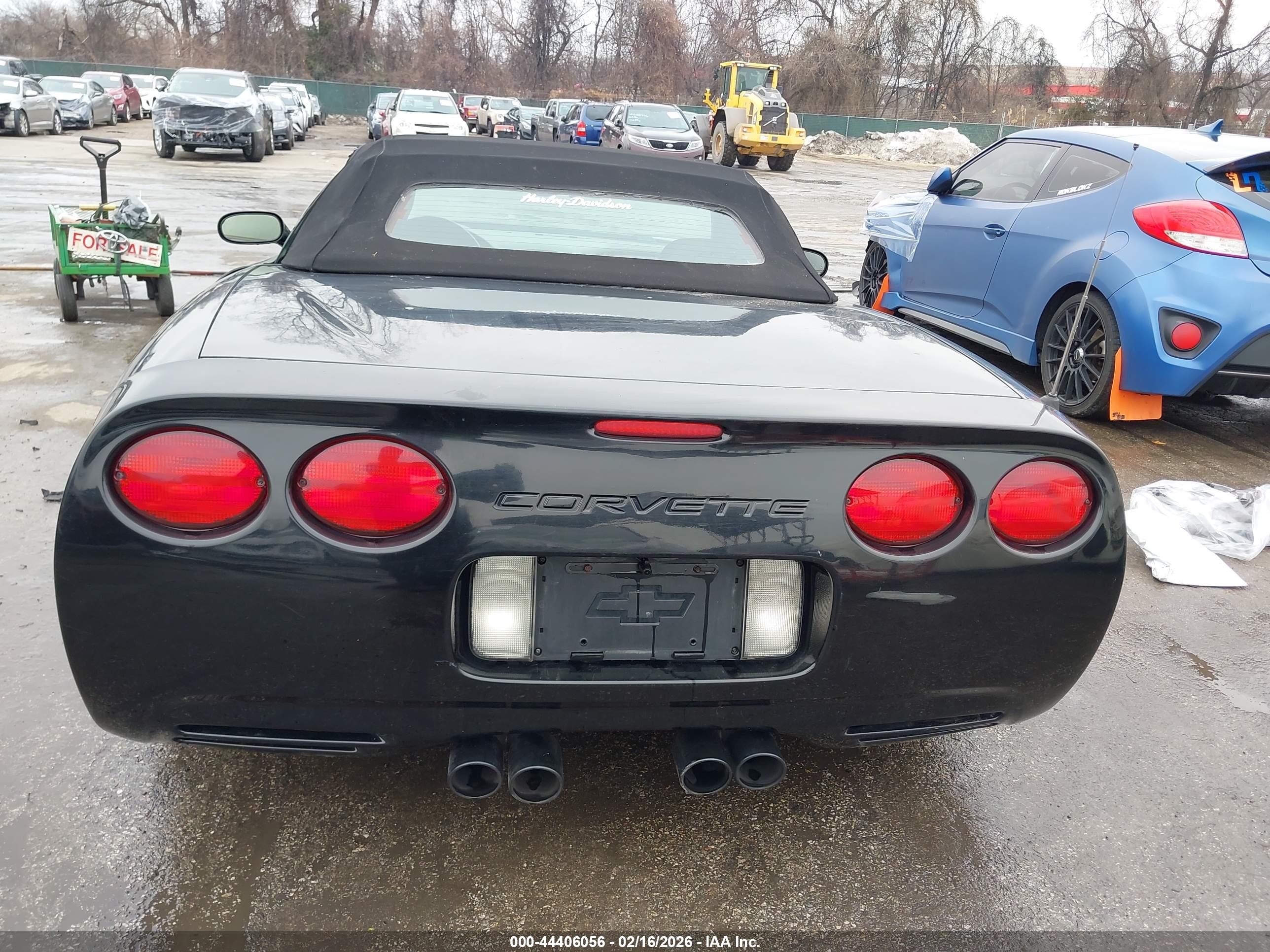 2001 Chevrolet Corvette   Black vin: 1G1YY32G815117698