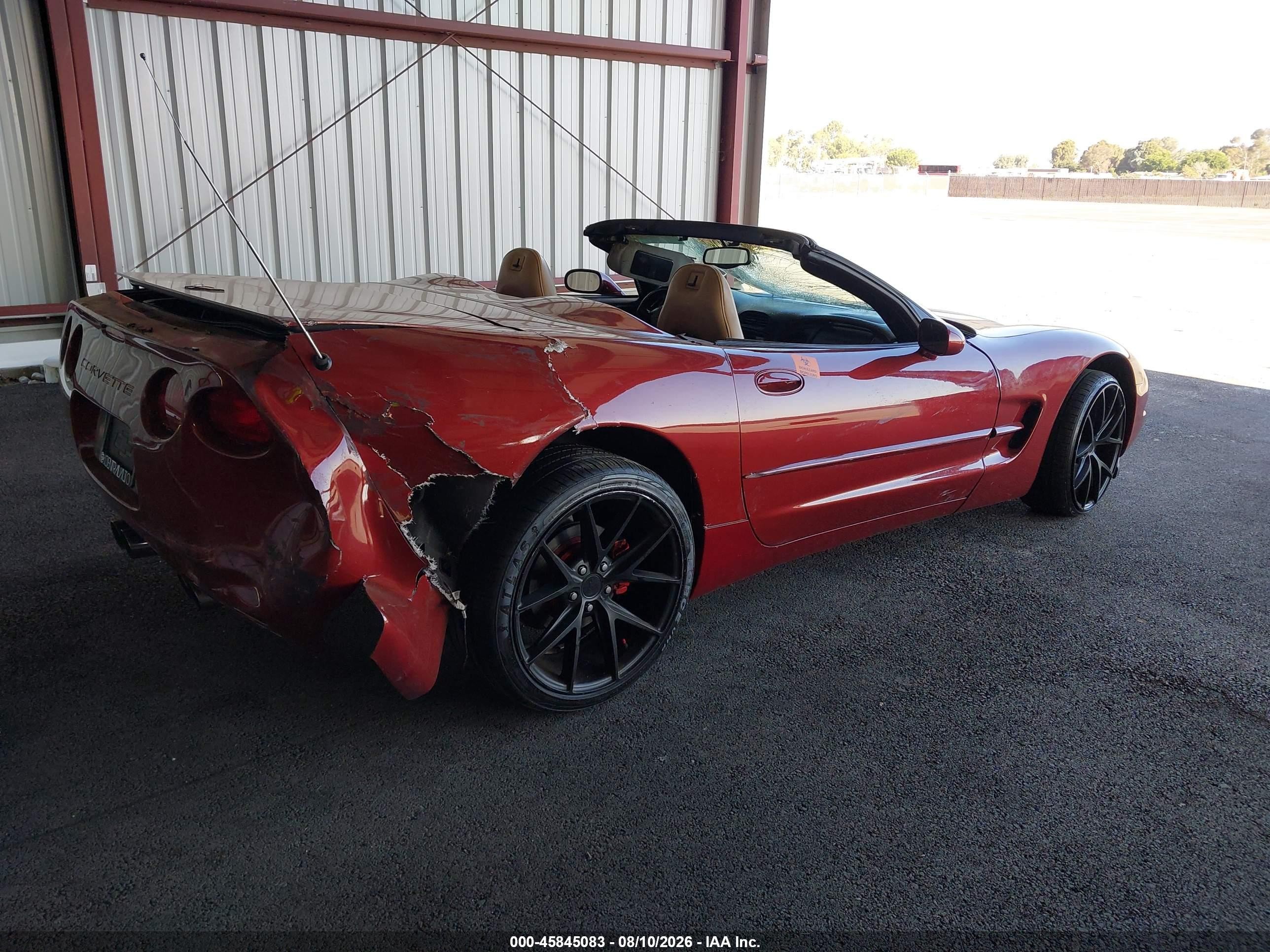 2002 Chevrolet Corvette   Brown vin: 1G1YY32G825128671