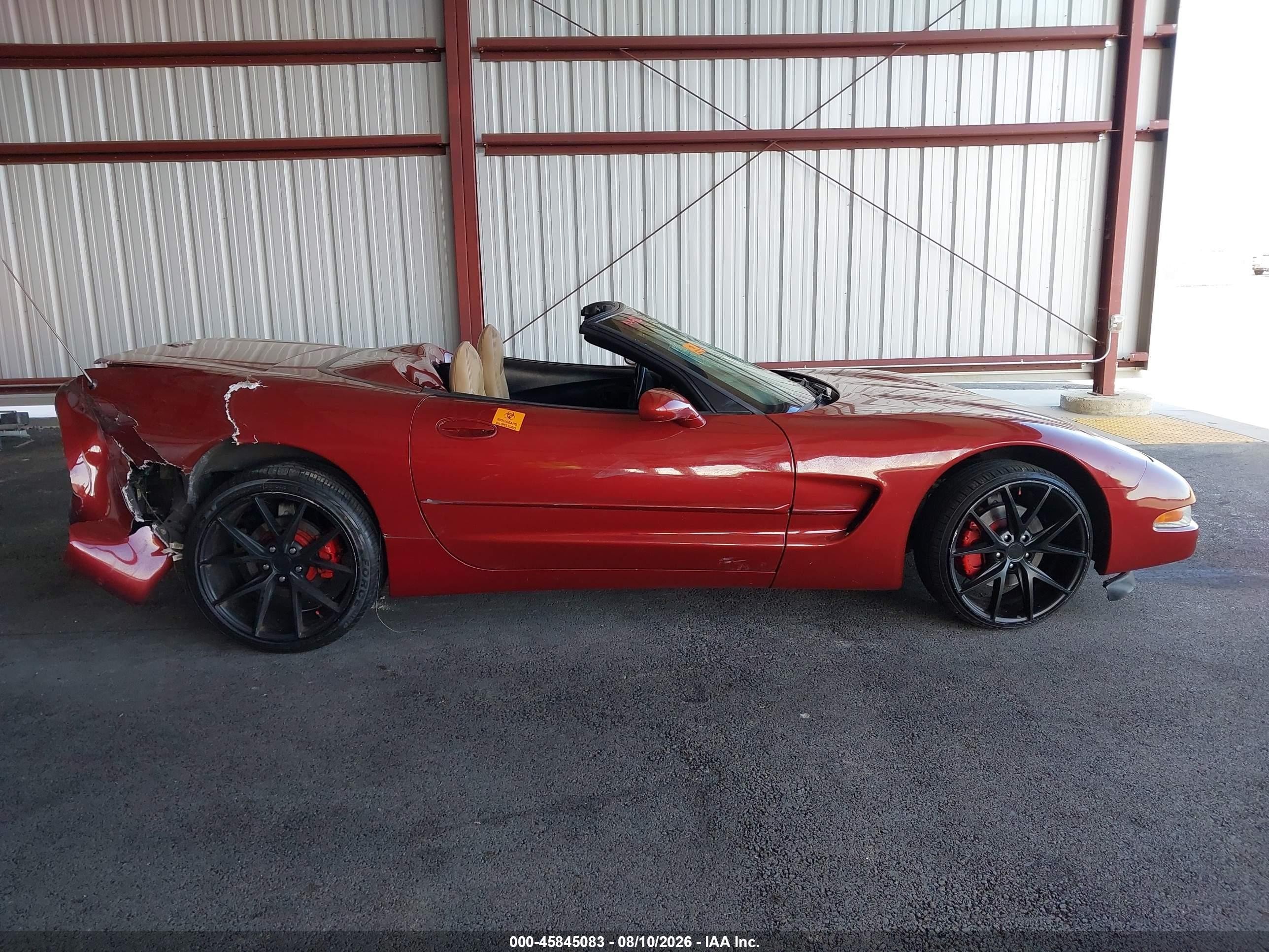 2002 Chevrolet Corvette   Brown vin: 1G1YY32G825128671