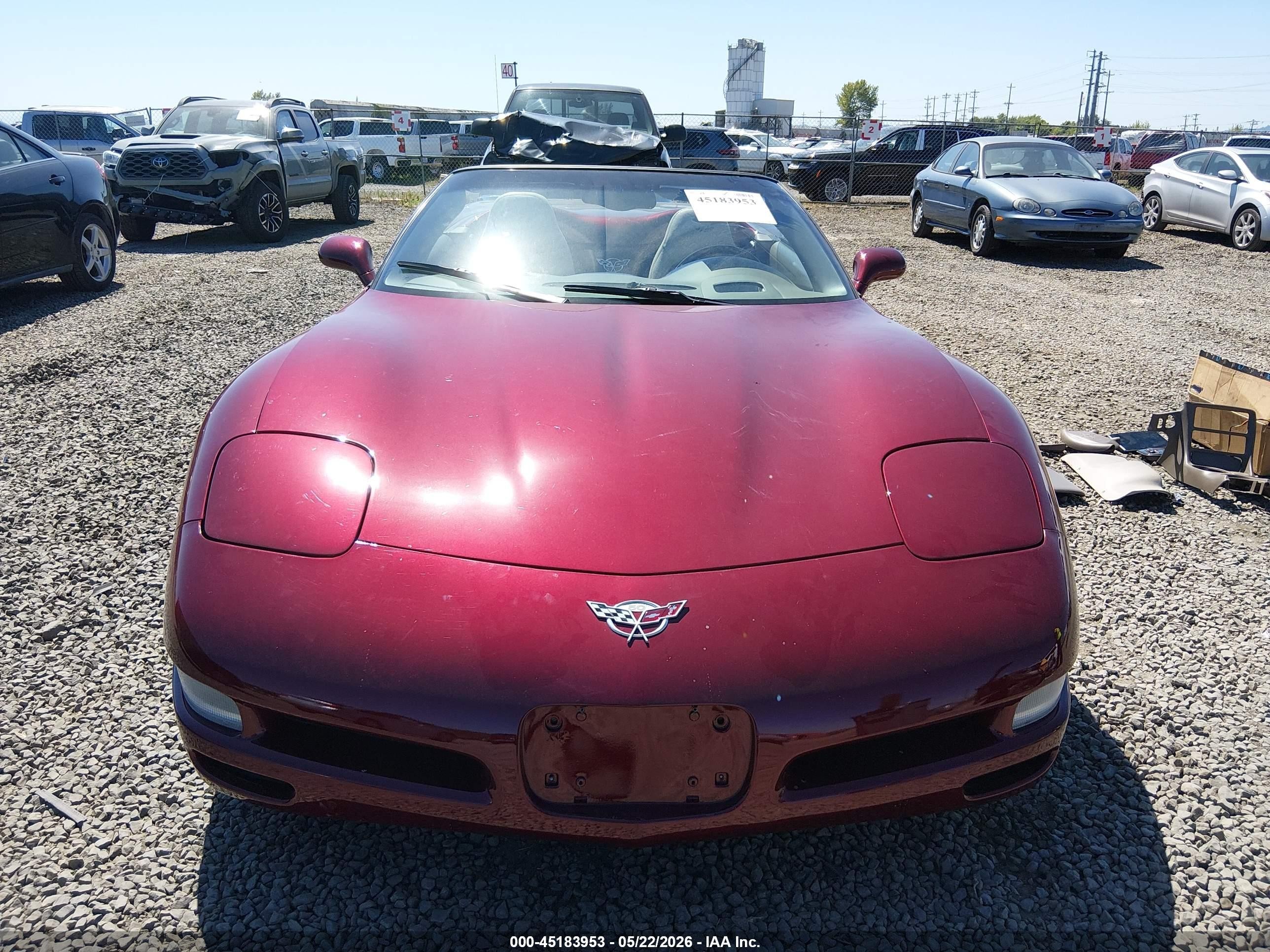 2003 Chevrolet Corvette   Red vin: 1G1YY32G835103769