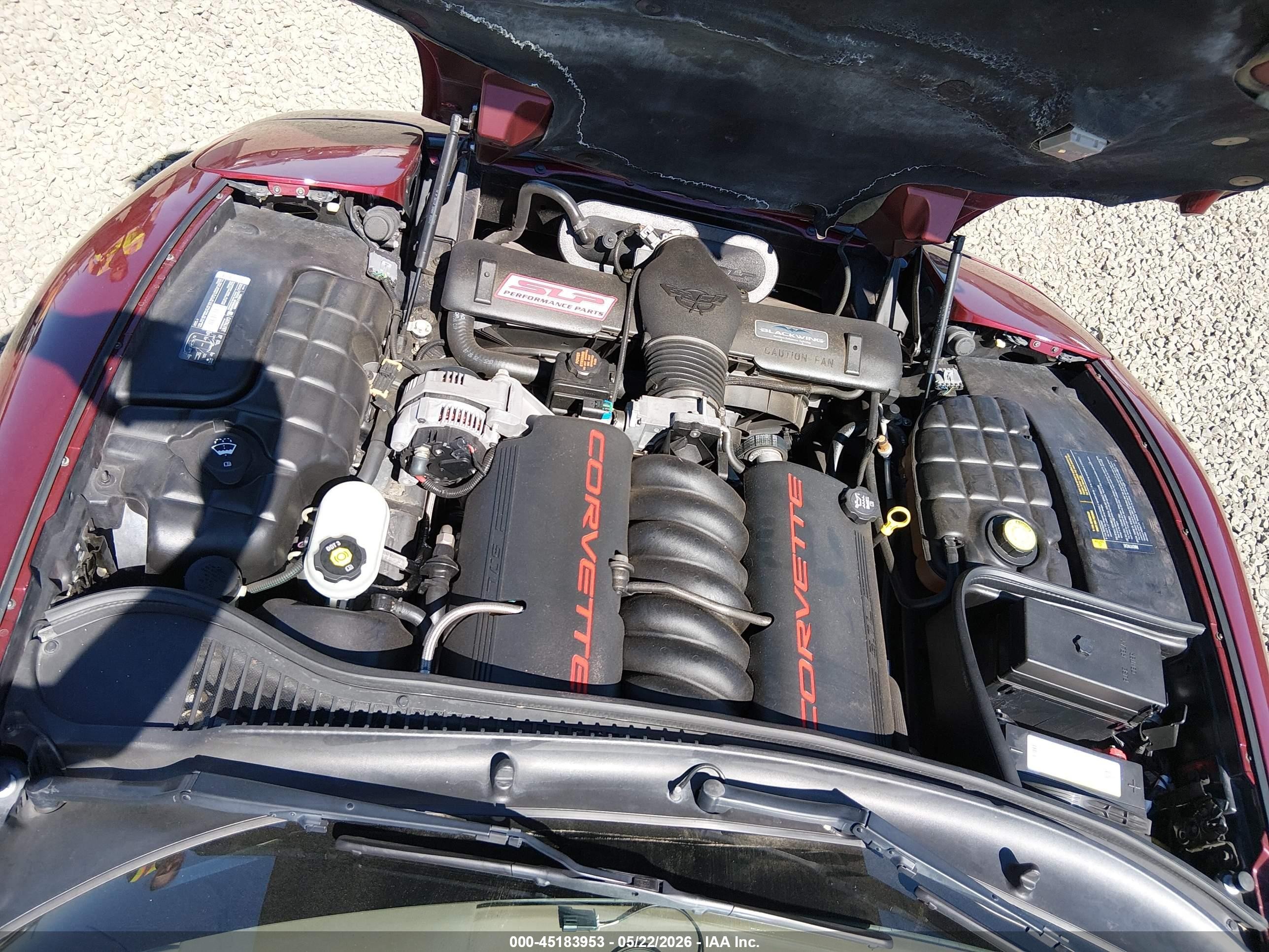 2003 Chevrolet Corvette   Red vin: 1G1YY32G835103769