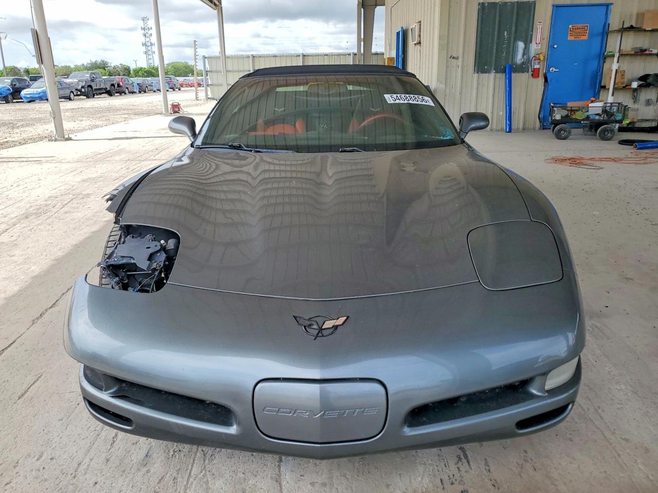 2004 Chevrolet Corvette Gray vin: 1G1YY32G845106026