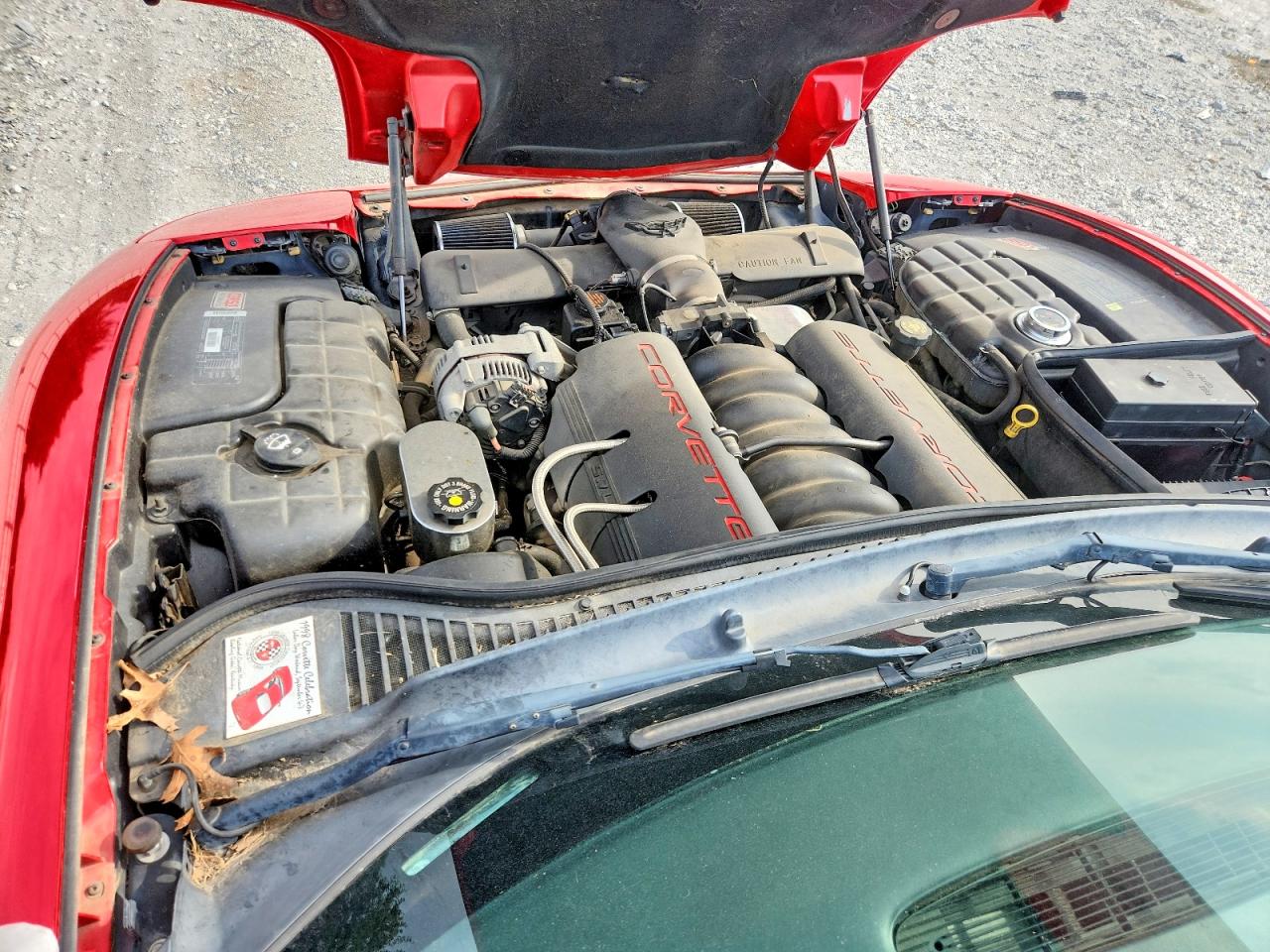 1998 Chevrolet Corvette Red vin: 1G1YY32G8W5118096