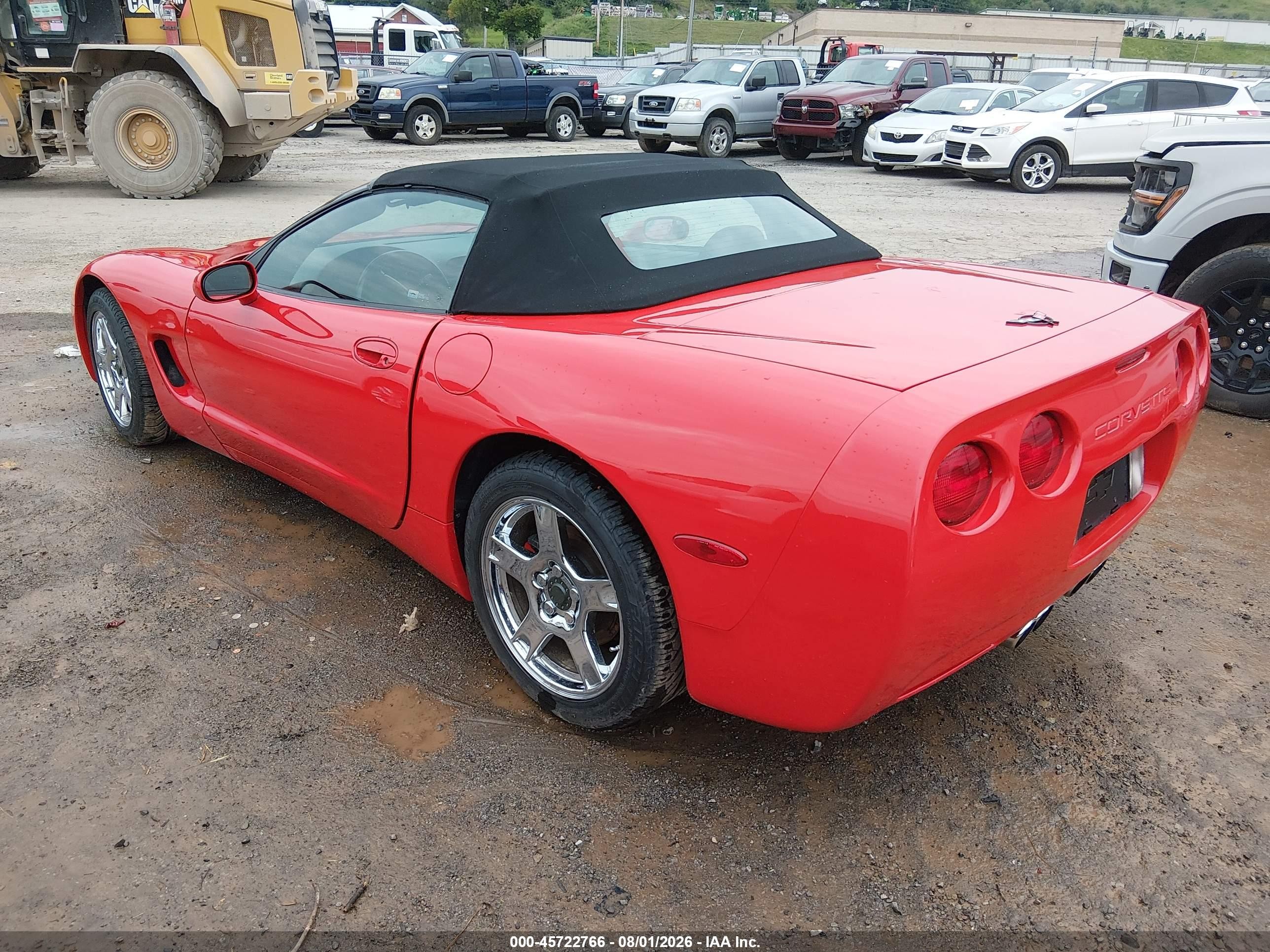 1999 Chevrolet Corvette   Red vin: 1G1YY32G8X5124837
