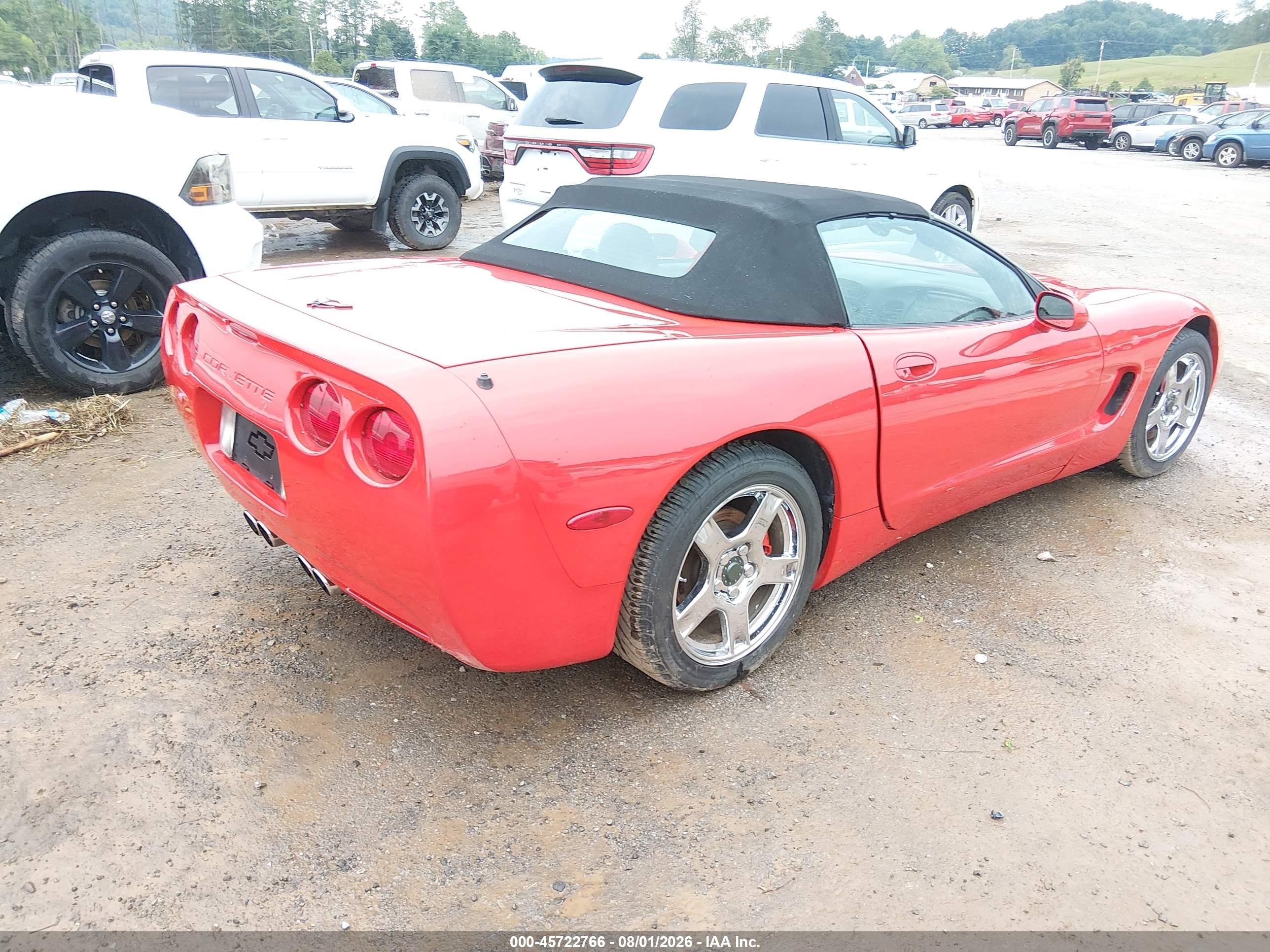 1999 Chevrolet Corvette   Red vin: 1G1YY32G8X5124837