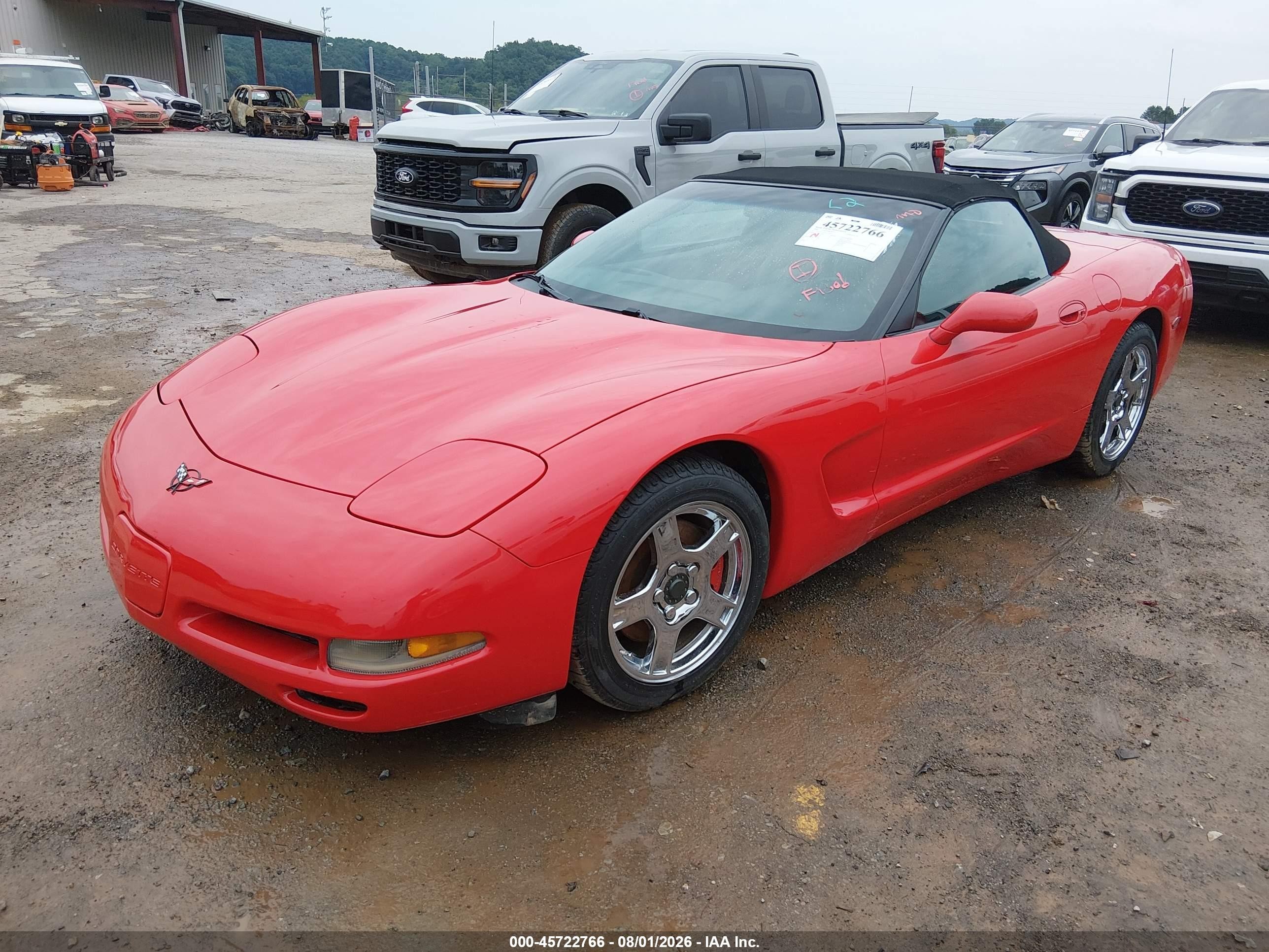 1999 Chevrolet Corvette   Red vin: 1G1YY32G8X5124837