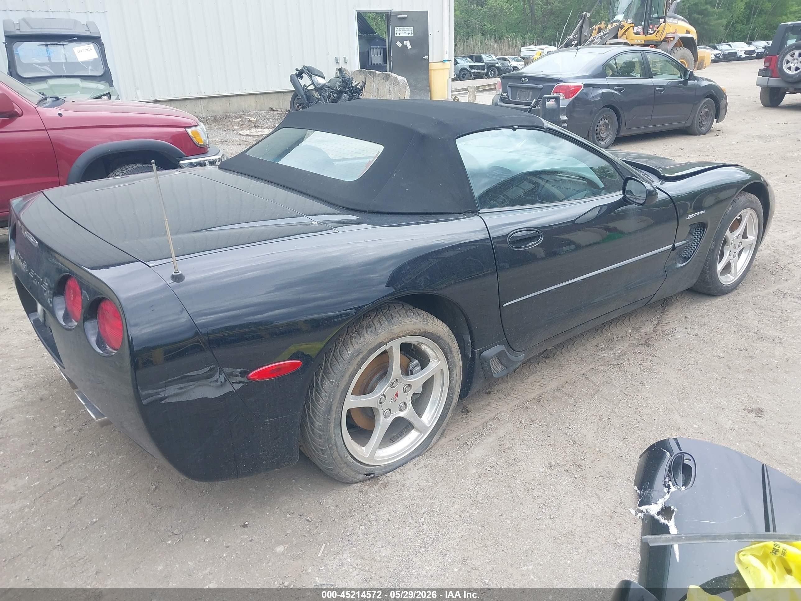 2000 Chevrolet Corvette Black vin: 1G1YY32G8Y5106680