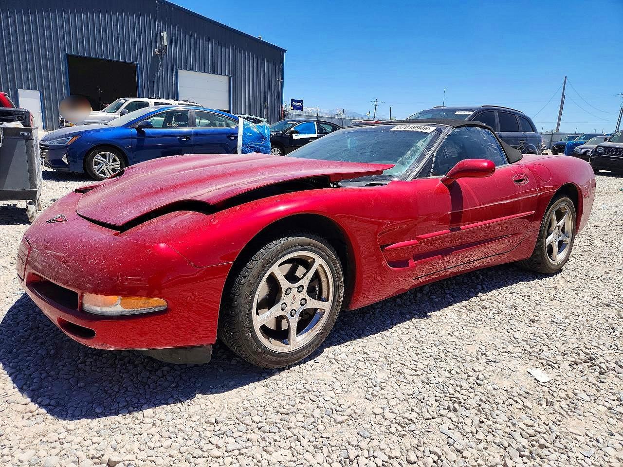 2002 Chevrolet Corvette Red vin: 1G1YY32G925125052