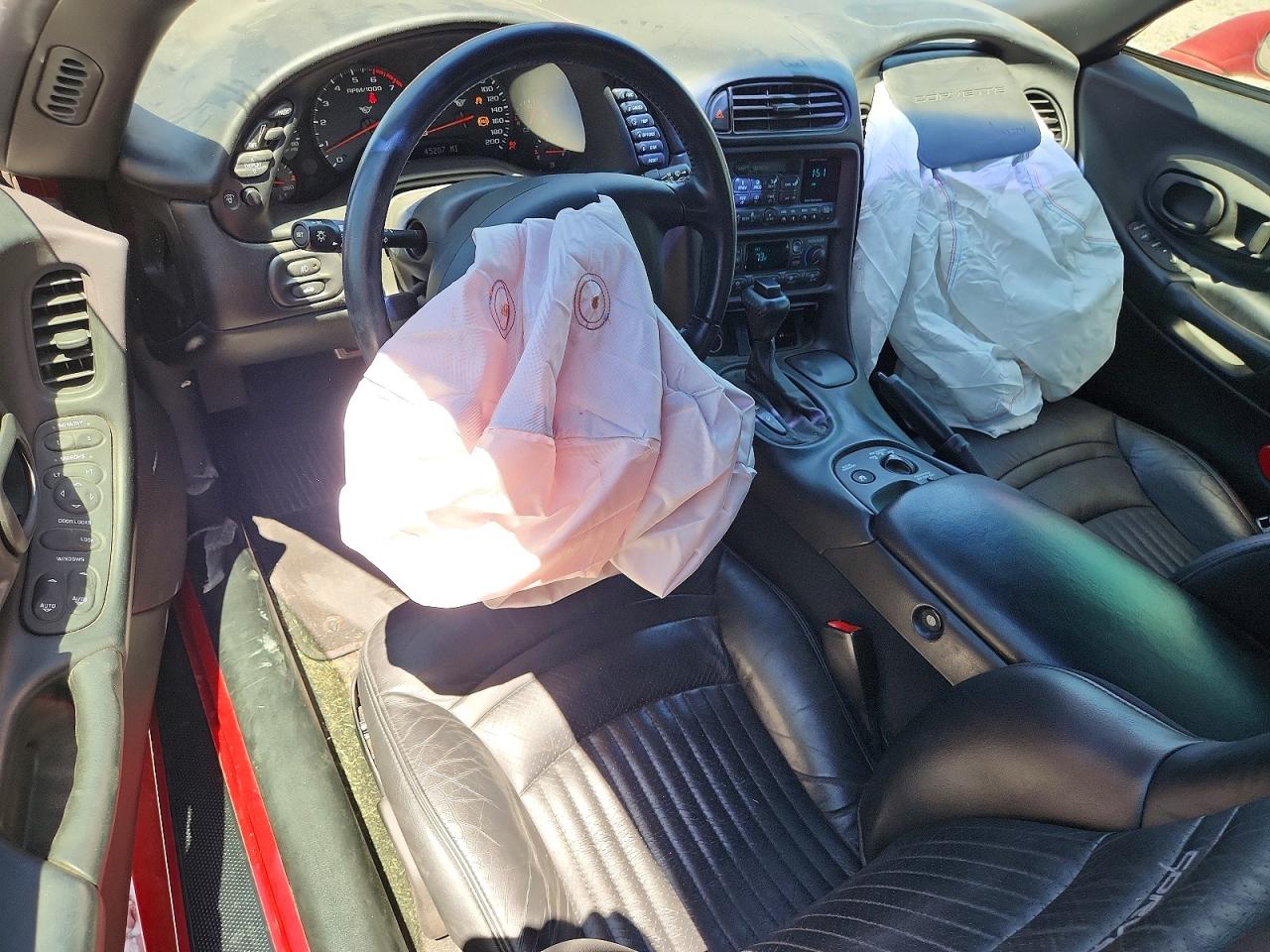 2002 Chevrolet Corvette Red vin: 1G1YY32G925125052