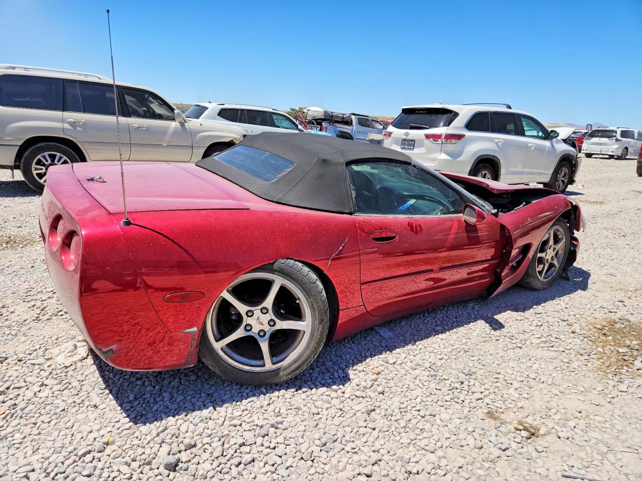2002 Chevrolet Corvette Red vin: 1G1YY32G925125052