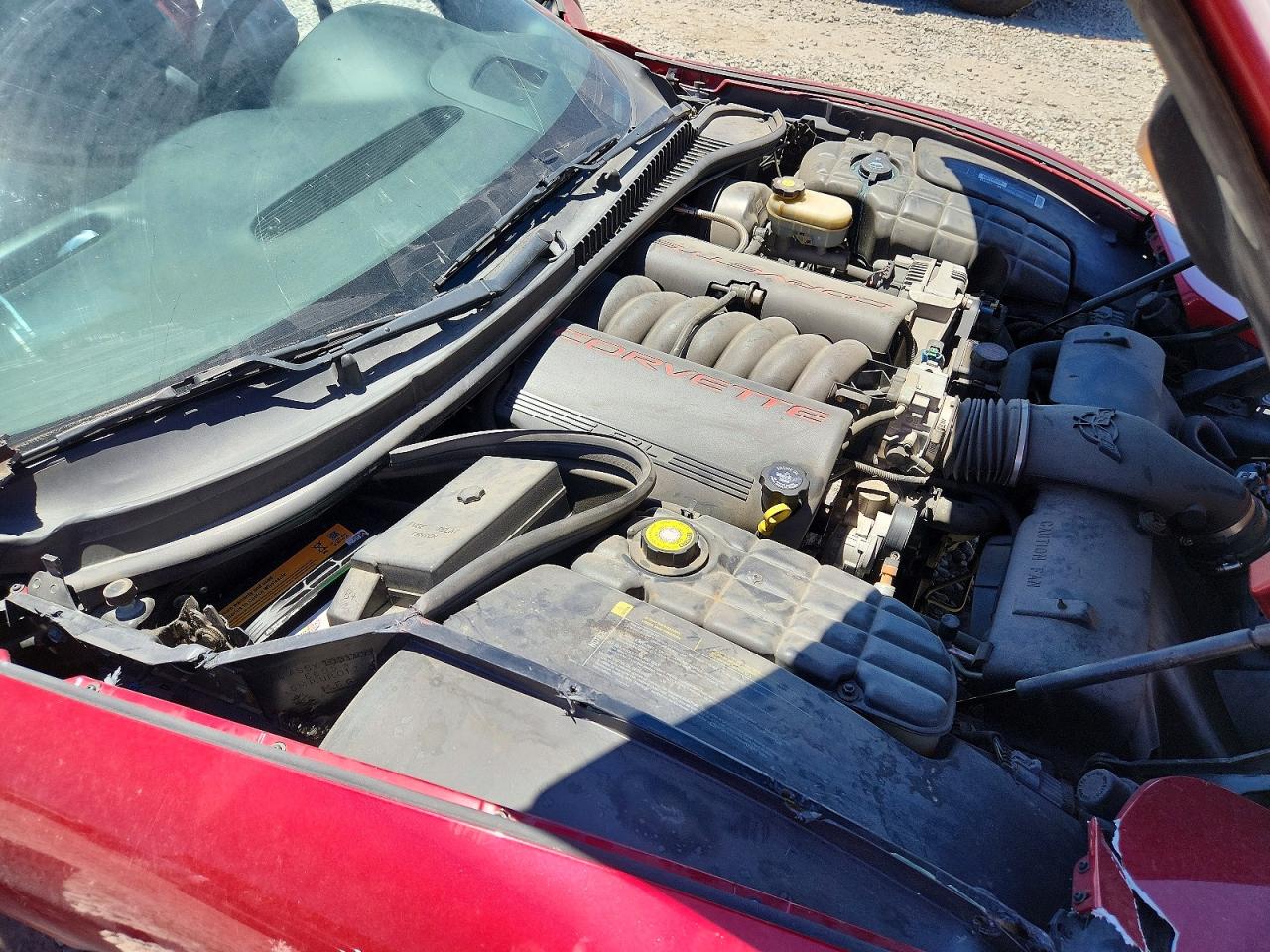 2002 Chevrolet Corvette Red vin: 1G1YY32G925125052