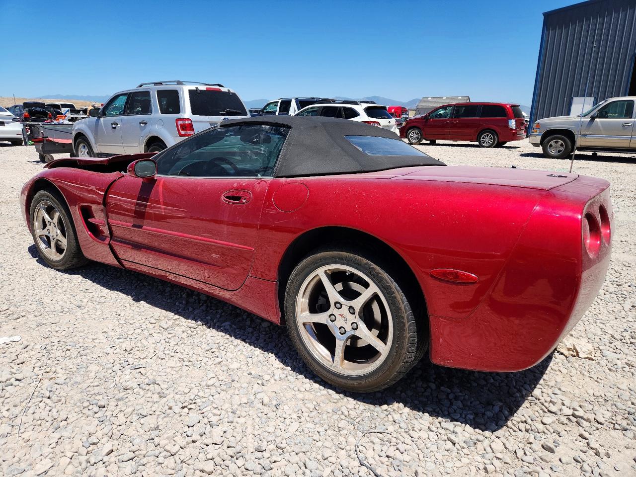 2002 Chevrolet Corvette Red vin: 1G1YY32G925125052