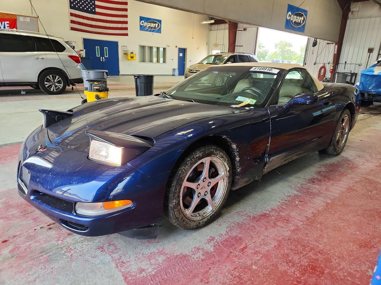 2001 Chevrolet Corvette Blue vin: 1G1YY32GX15113183