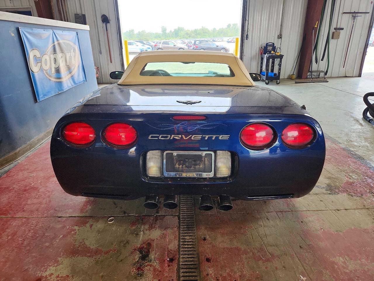 2001 Chevrolet Corvette Blue vin: 1G1YY32GX15113183