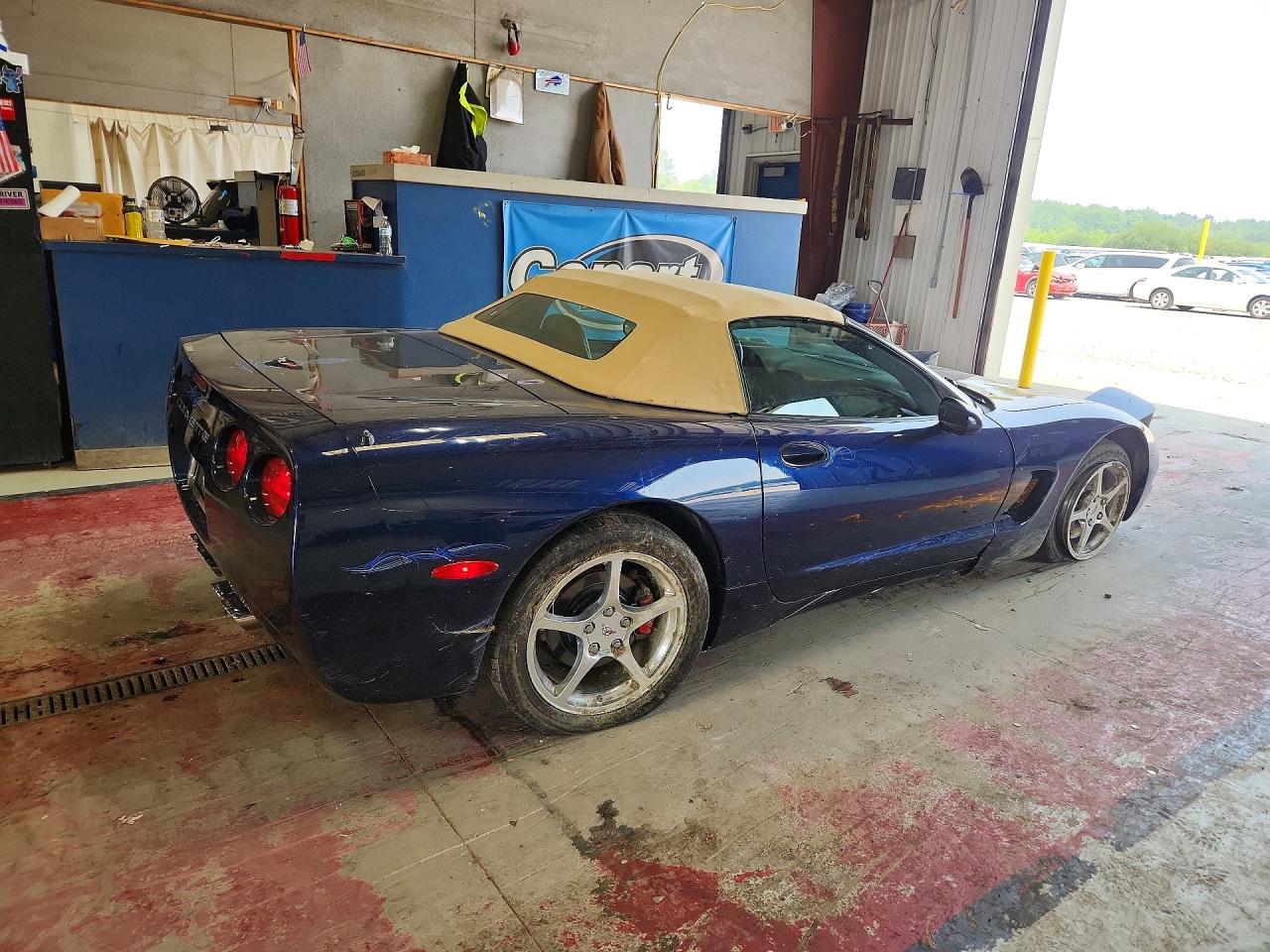 2001 Chevrolet Corvette Blue vin: 1G1YY32GX15113183