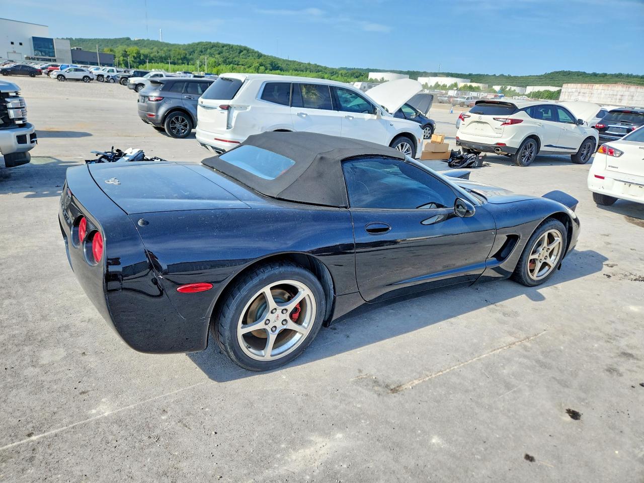2003 Chevrolet Corvette Black vin: 1G1YY32GX35102610