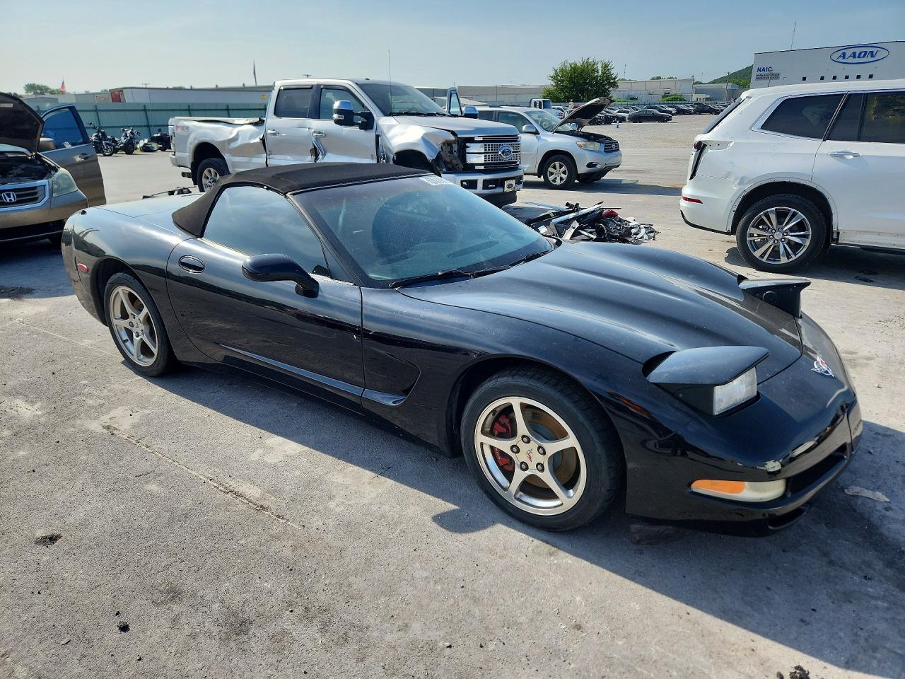 2003 Chevrolet Corvette Black vin: 1G1YY32GX35102610