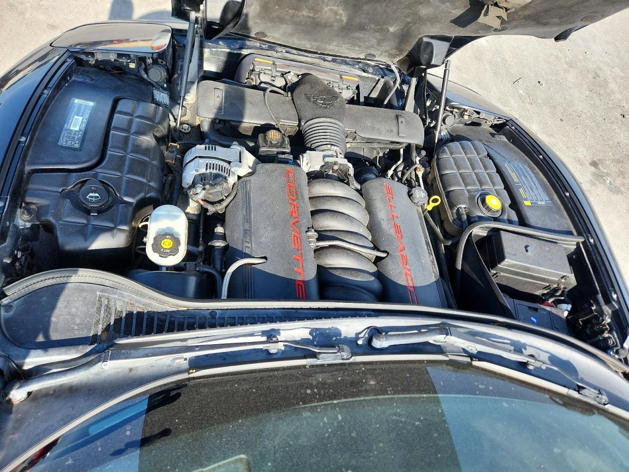 2003 Chevrolet Corvette Black vin: 1G1YY32GX35102610