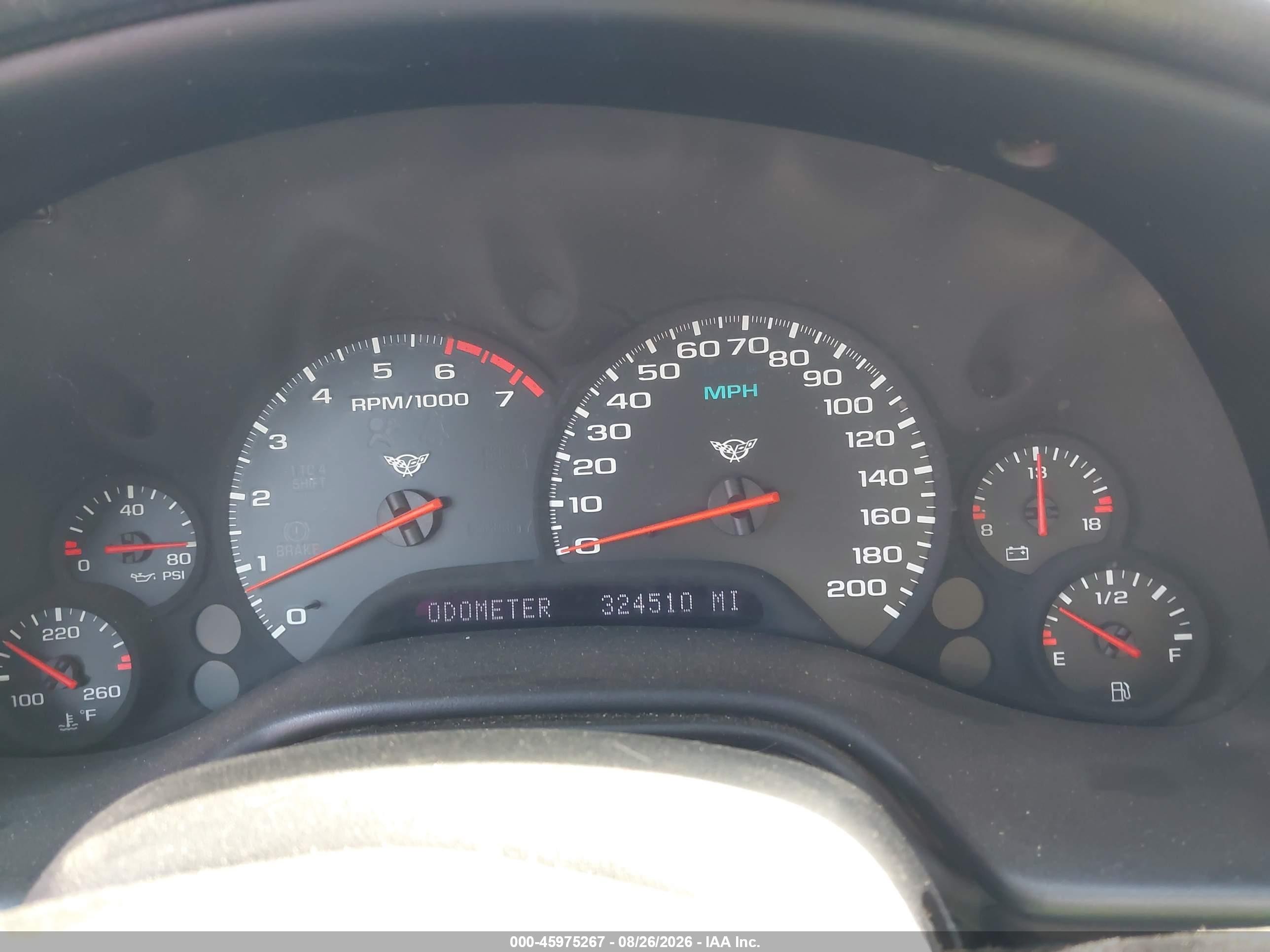 1998 Chevrolet Corvette Purple vin: 1G1YY32GXW5102532