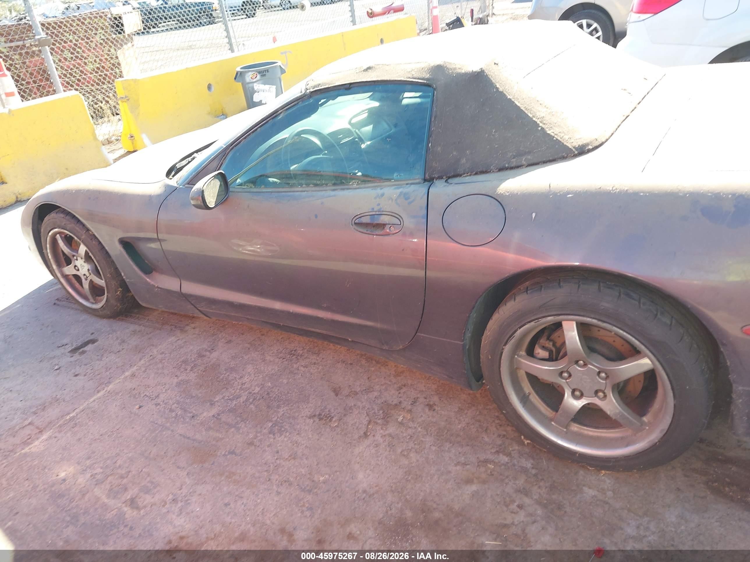 1998 Chevrolet Corvette Purple vin: 1G1YY32GXW5102532
