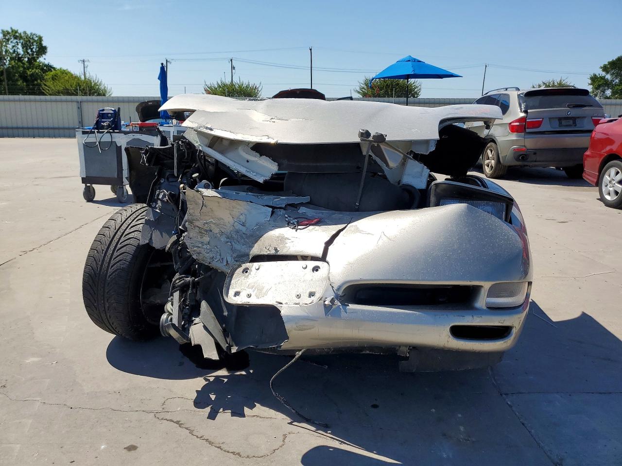 1998 Chevrolet Corvette Silver vin: 1G1YY32GXW5124837