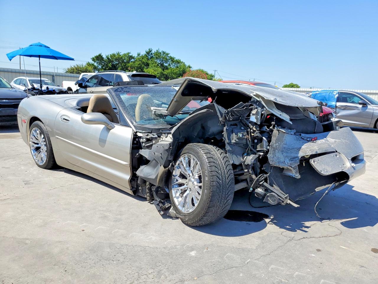 1998 Chevrolet Corvette Silver vin: 1G1YY32GXW5124837