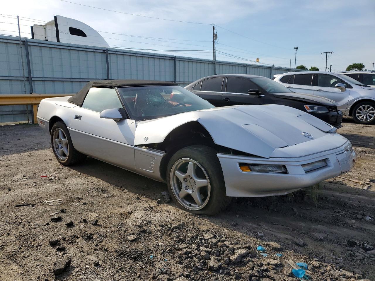 1996 Chevrolet Corvette Silver vin: 1G1YY32P0T5112904