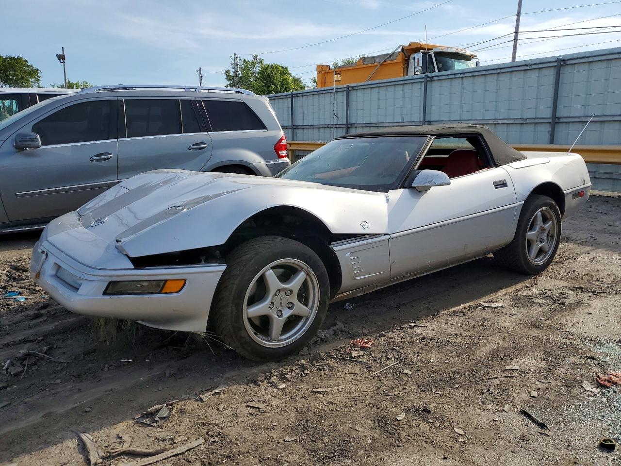 1996 Chevrolet Corvette Silver vin: 1G1YY32P0T5112904