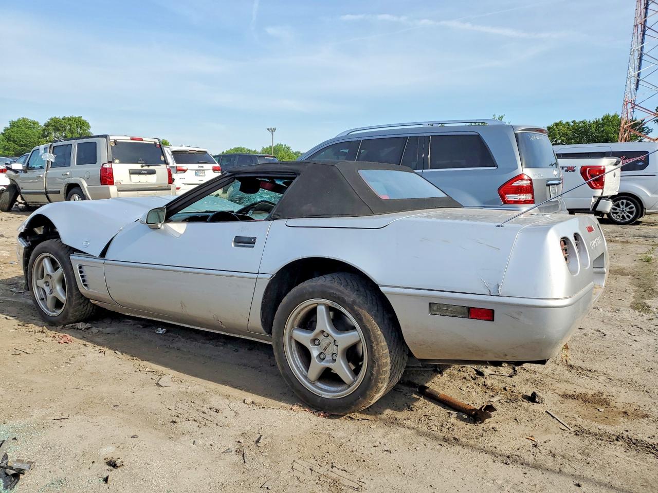 1996 Chevrolet Corvette Silver vin: 1G1YY32P0T5112904