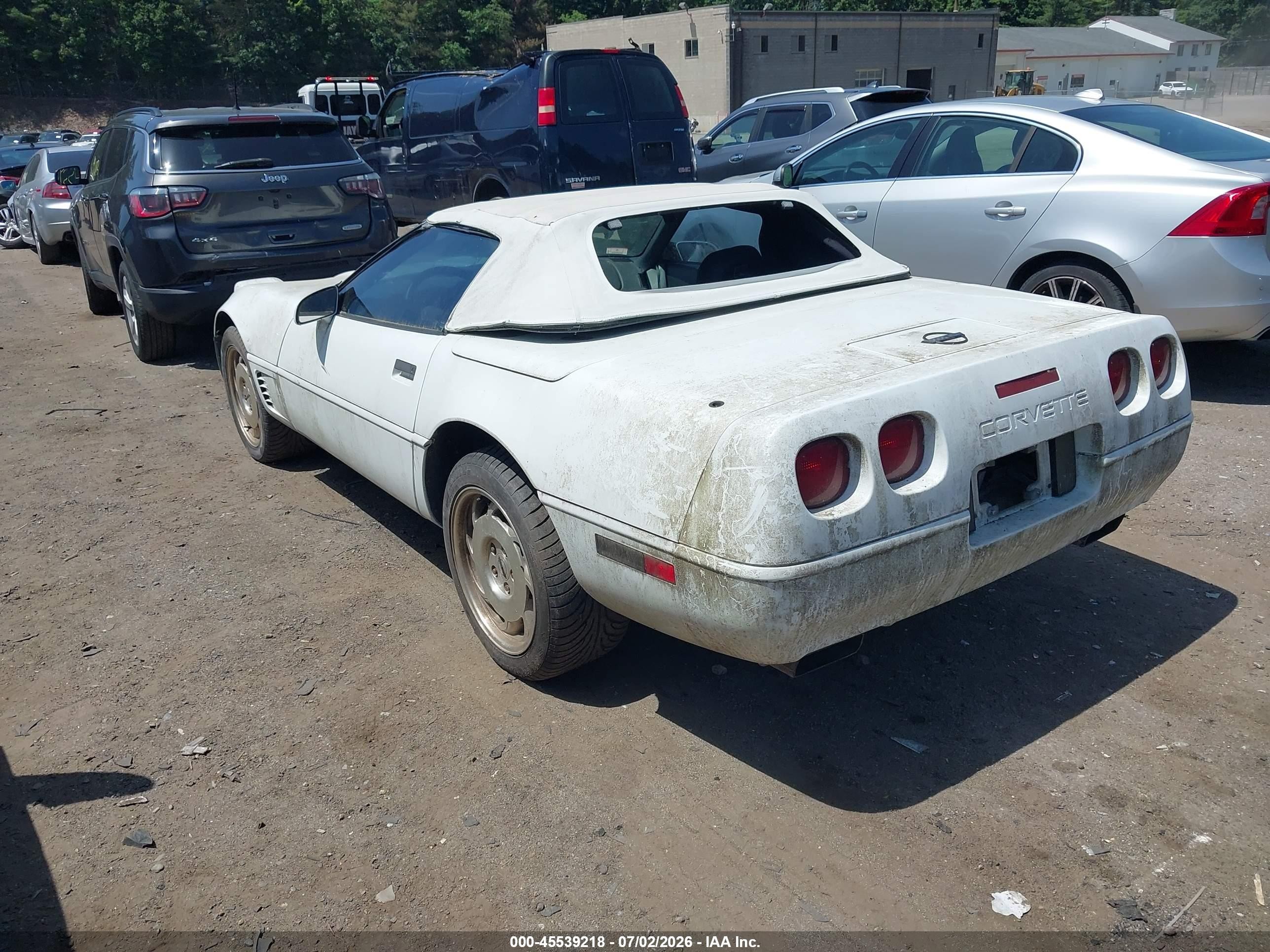 1996 Chevrolet Corvette   Белый vin: 1G1YY32P1T5117979