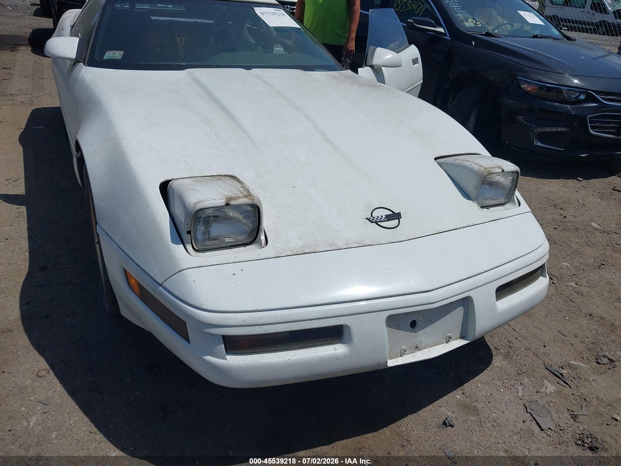 1996 Chevrolet Corvette   Белый vin: 1G1YY32P1T5117979