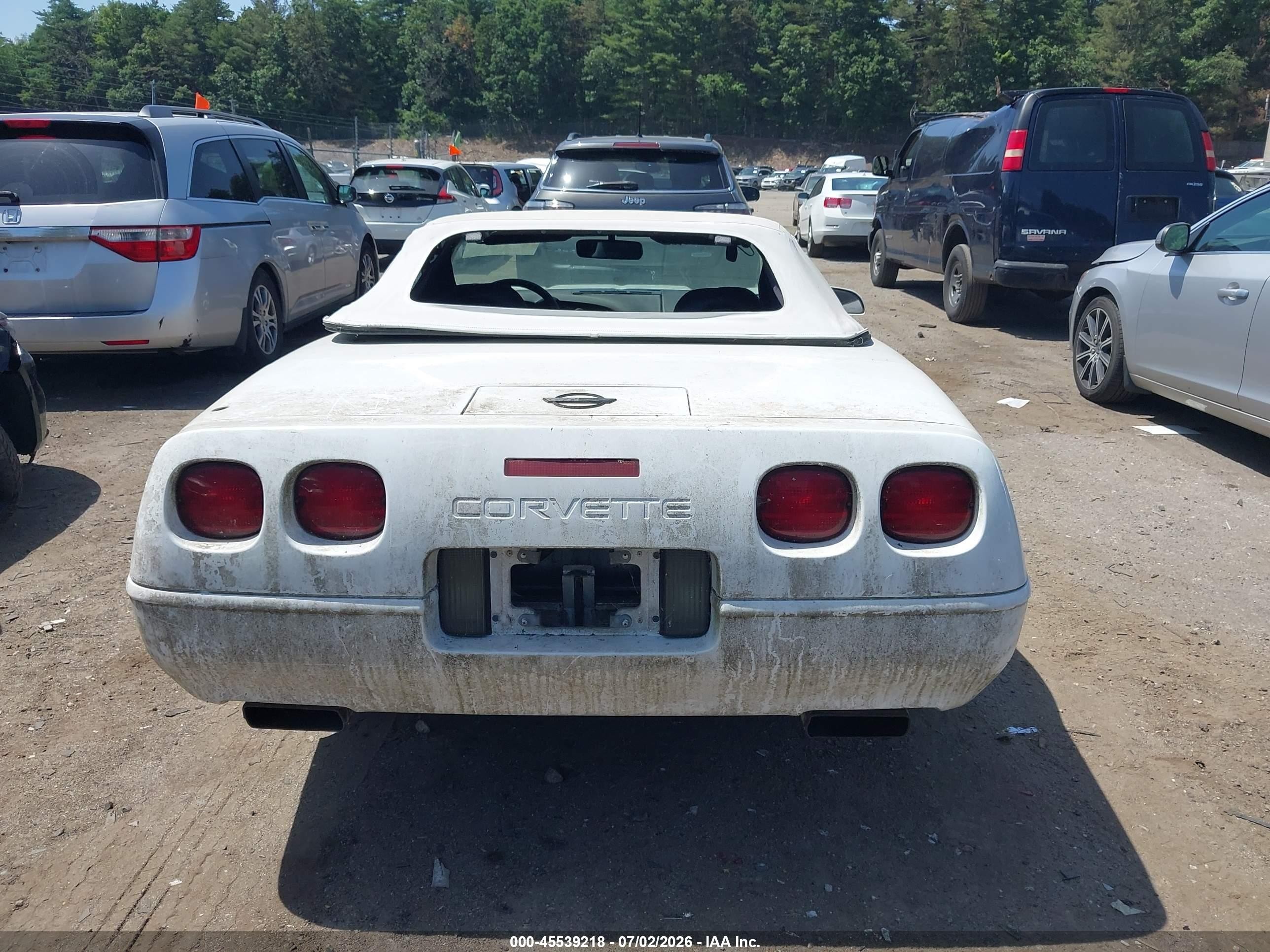 1996 Chevrolet Corvette   Белый vin: 1G1YY32P1T5117979
