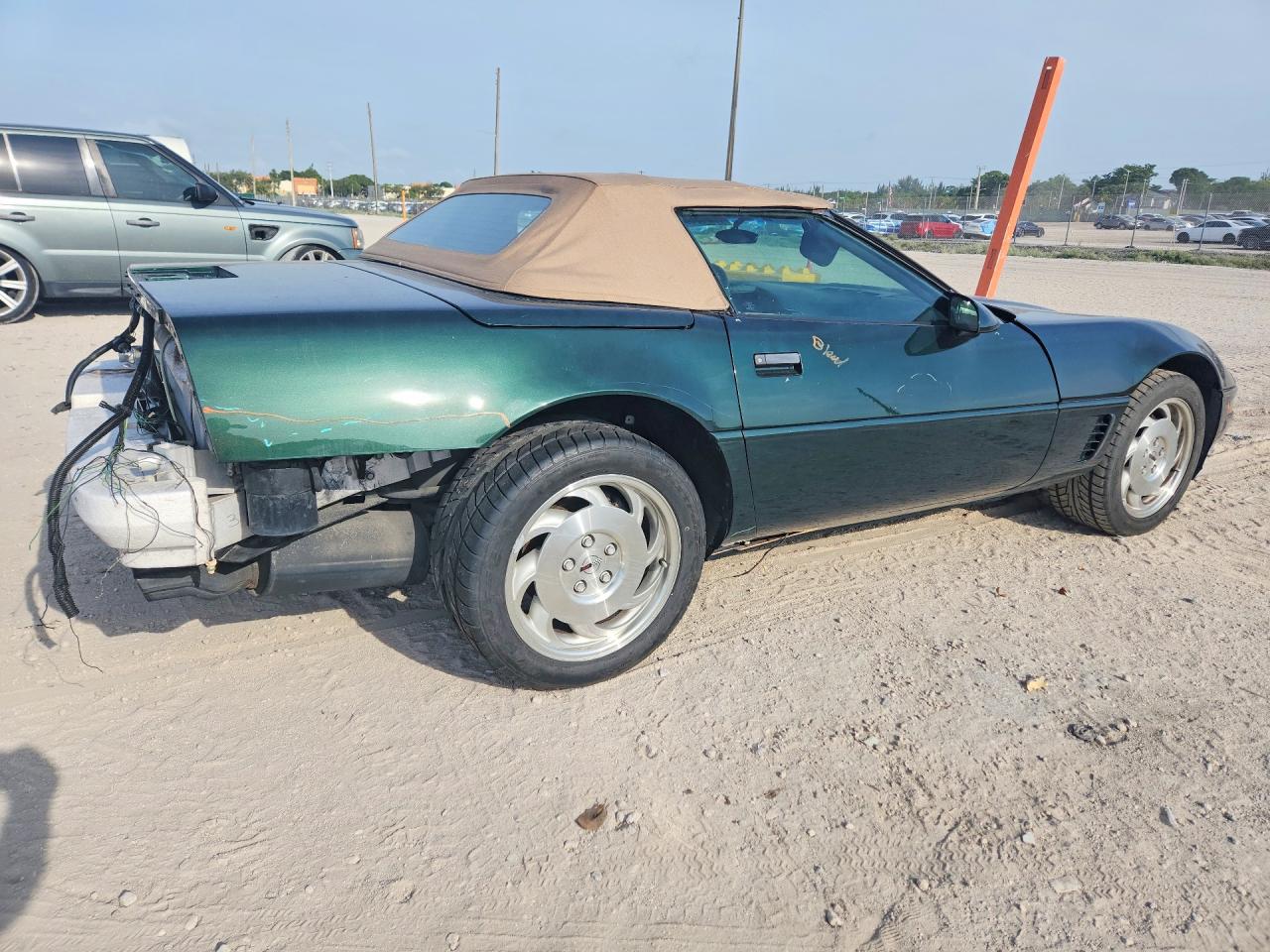 1996 Chevrolet Corvette Green vin: 1G1YY32P6T5119954