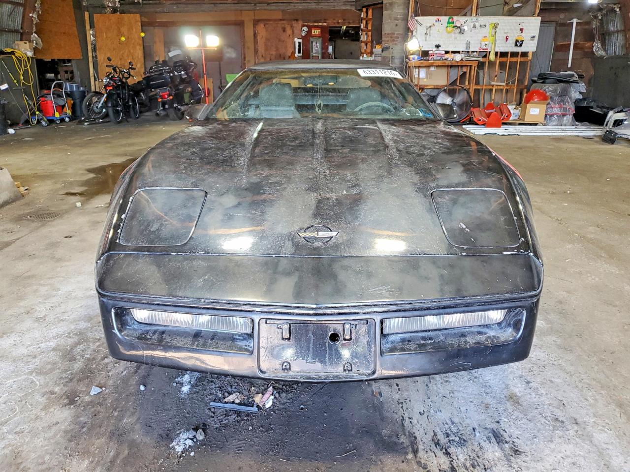 1990 Chevrolet Corvette Black vin: 1G1YY3384L5117661