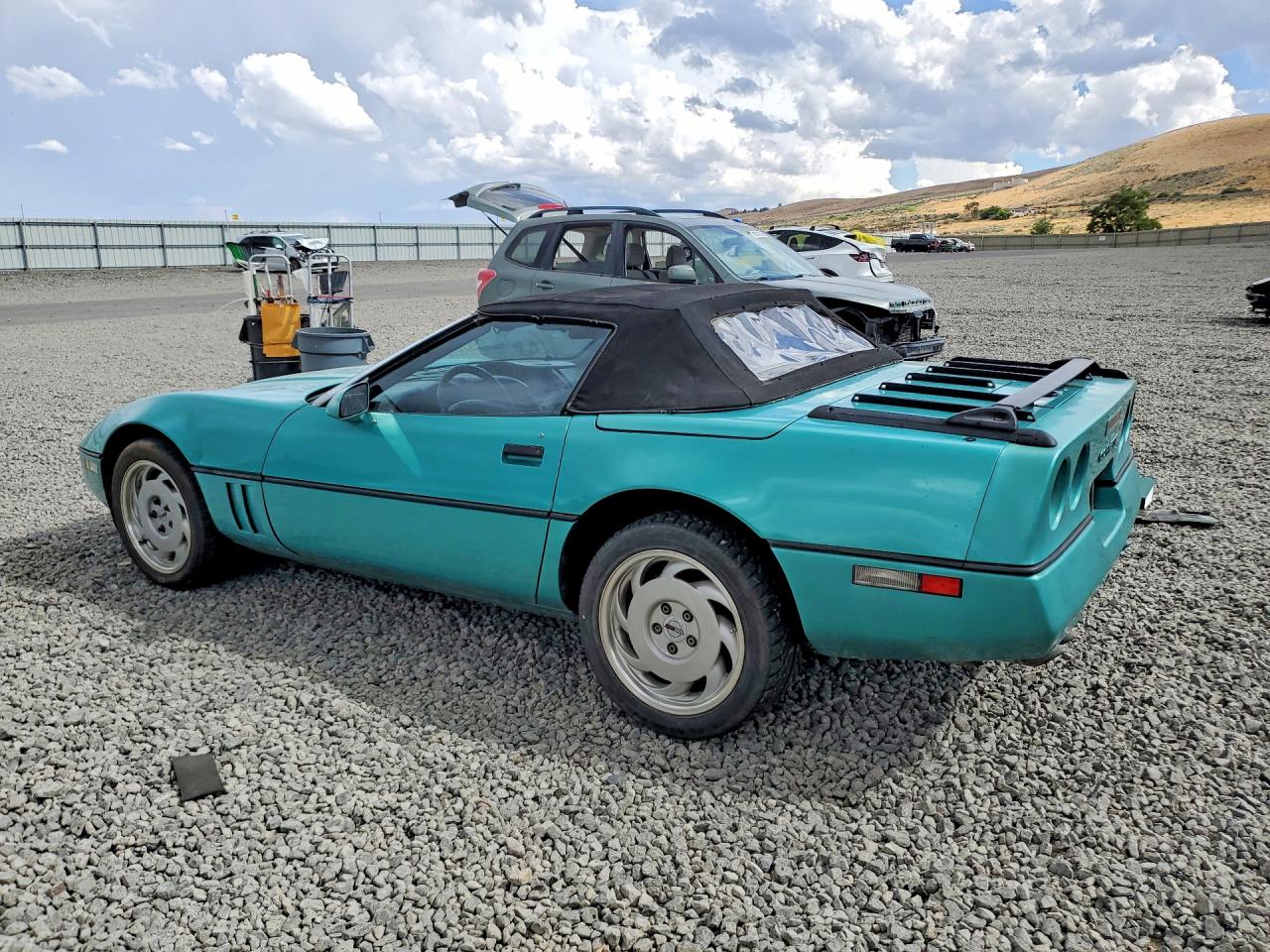 1990 Chevrolet Corvette Green vin: 1G1YY3388L5115718