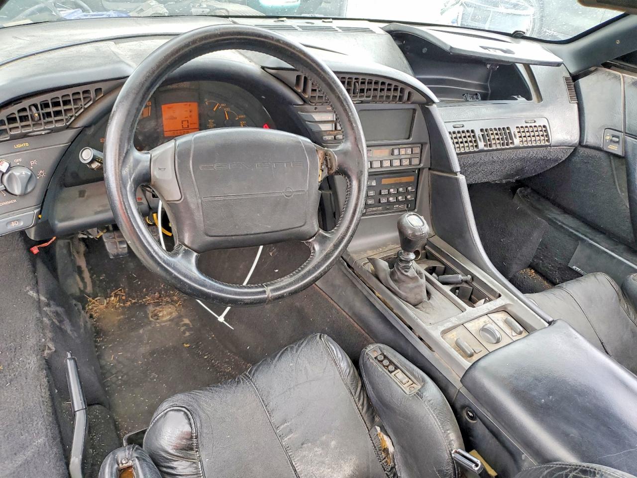 1990 Chevrolet Corvette Green vin: 1G1YY3388L5115718