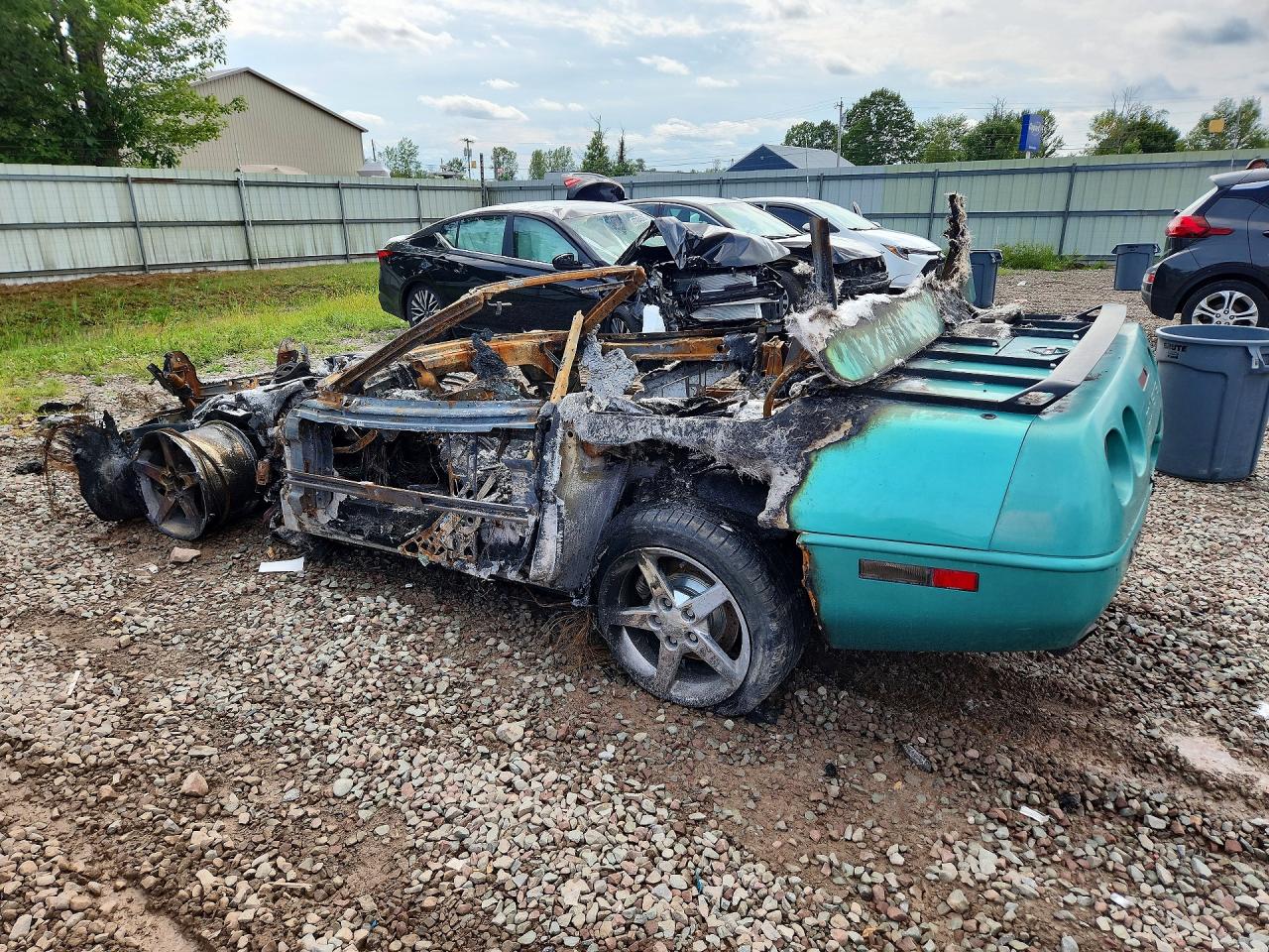 1991 Chevrolet Corvette Бирюзовый vin: 1G1YY3388M5113369