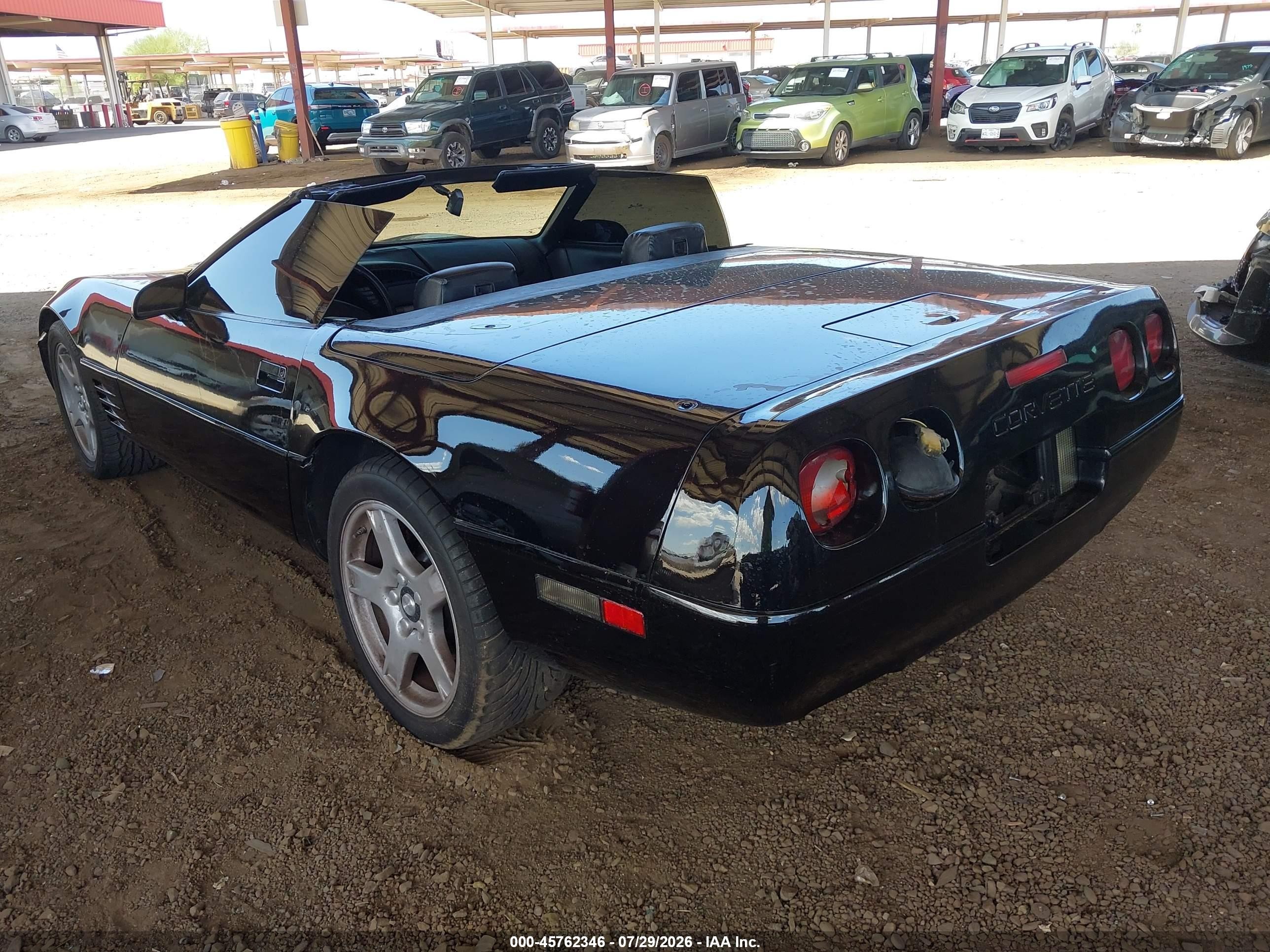 1991 Chevrolet Corvette   Black vin: 1G1YY3388M5116286