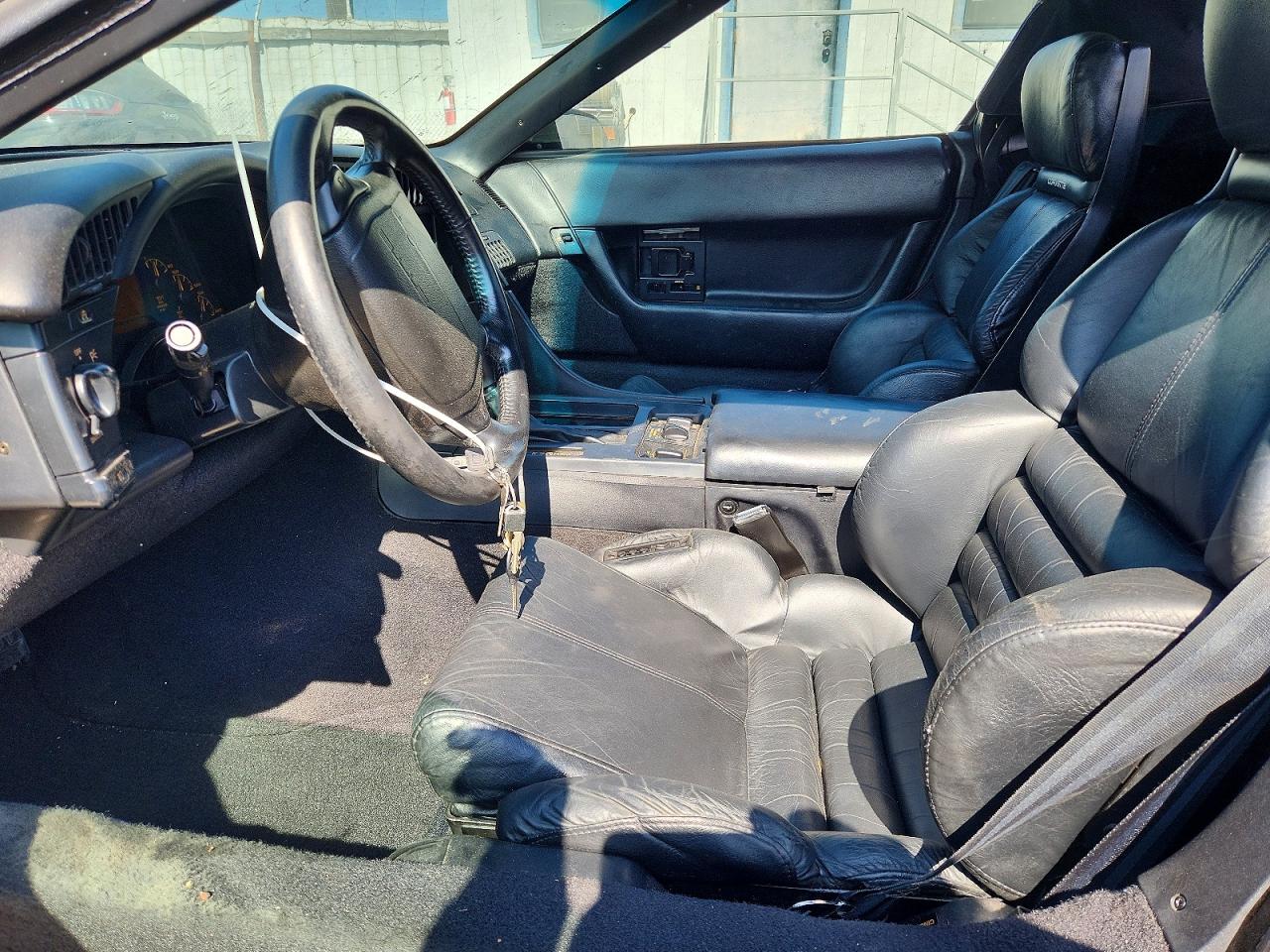 1992 Chevrolet Corvette Black vin: 1G1YY33P2N5112372