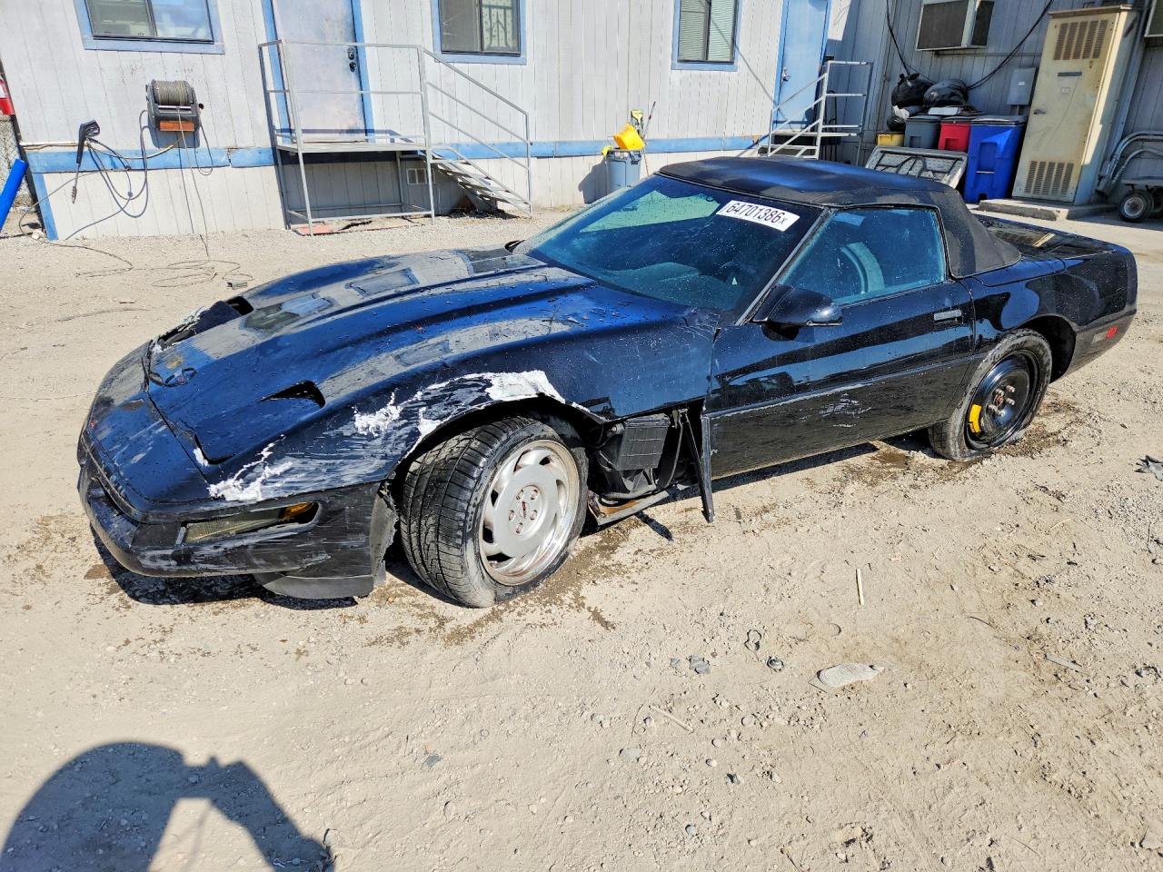 1992 Chevrolet Corvette Black vin: 1G1YY33P2N5112372